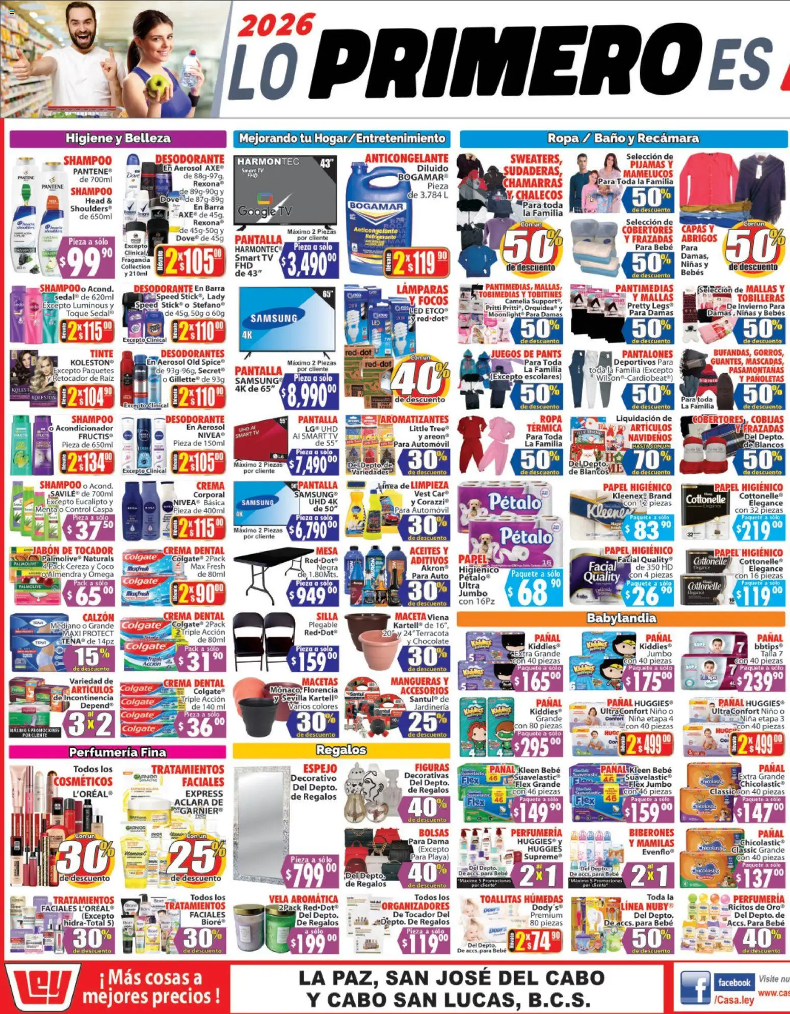 Nuevas ofertas de Casa Ley válidas en toda la República Mexicana desde el 24.01.2026. ¡Encuentra las mejores ofertas en Casa Ley folleto Autoservicio! | Página: 3 | Productos: Vela, Ropa, Fragancia, Pants