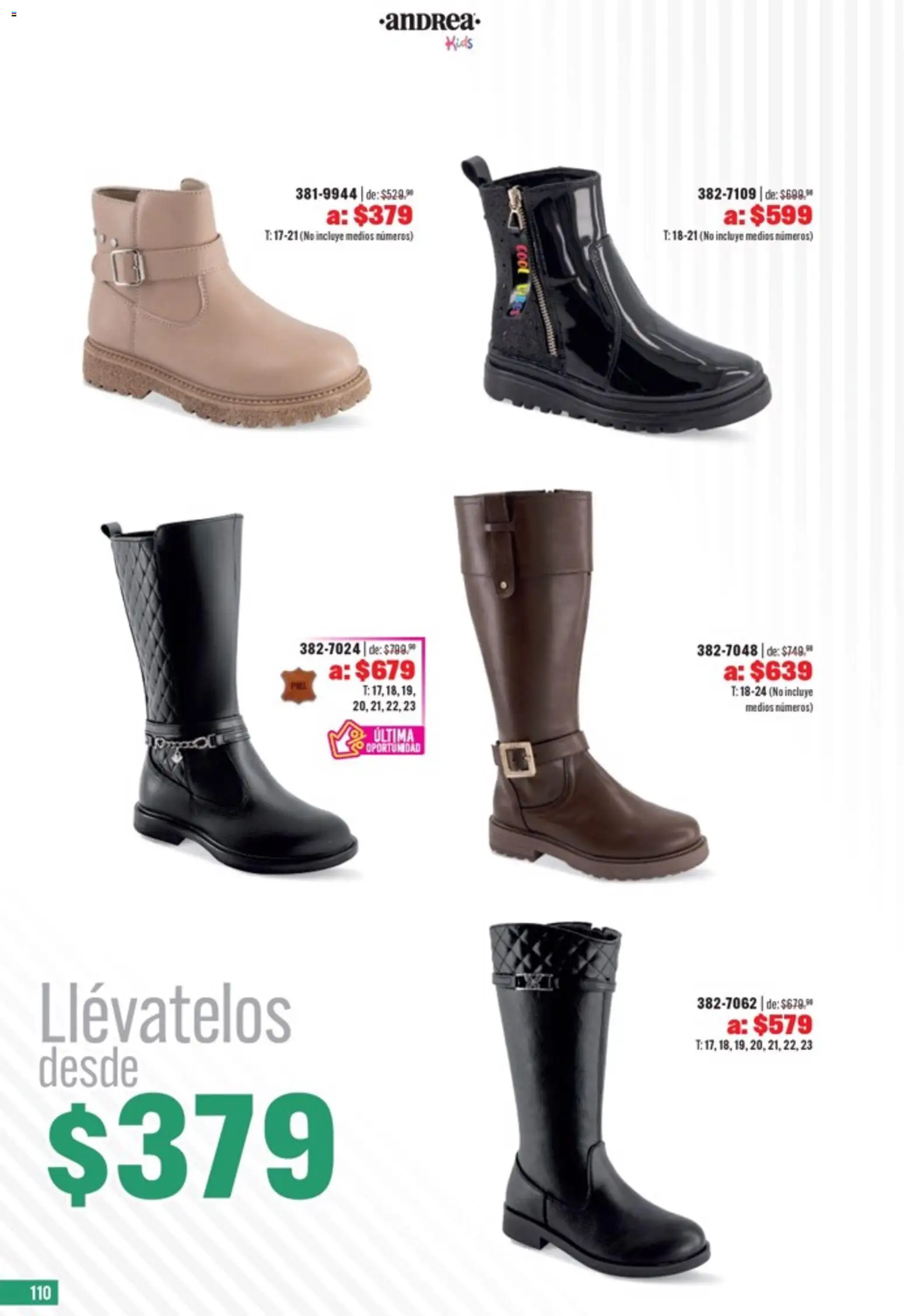 Nuevas ofertas de Andrea válidas en toda la República Mexicana desde el 05.04.2026. ¡Encuentra las mejores ofertas en Andrea catálogo Outlet! | Página: 110