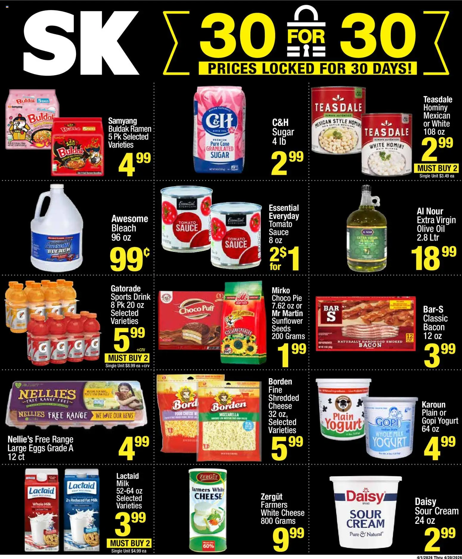 Super King Weekly Ad - valid from 22.04.2026 | Page: 11 | Products: Milk, Cream, Sauce, Sugar
