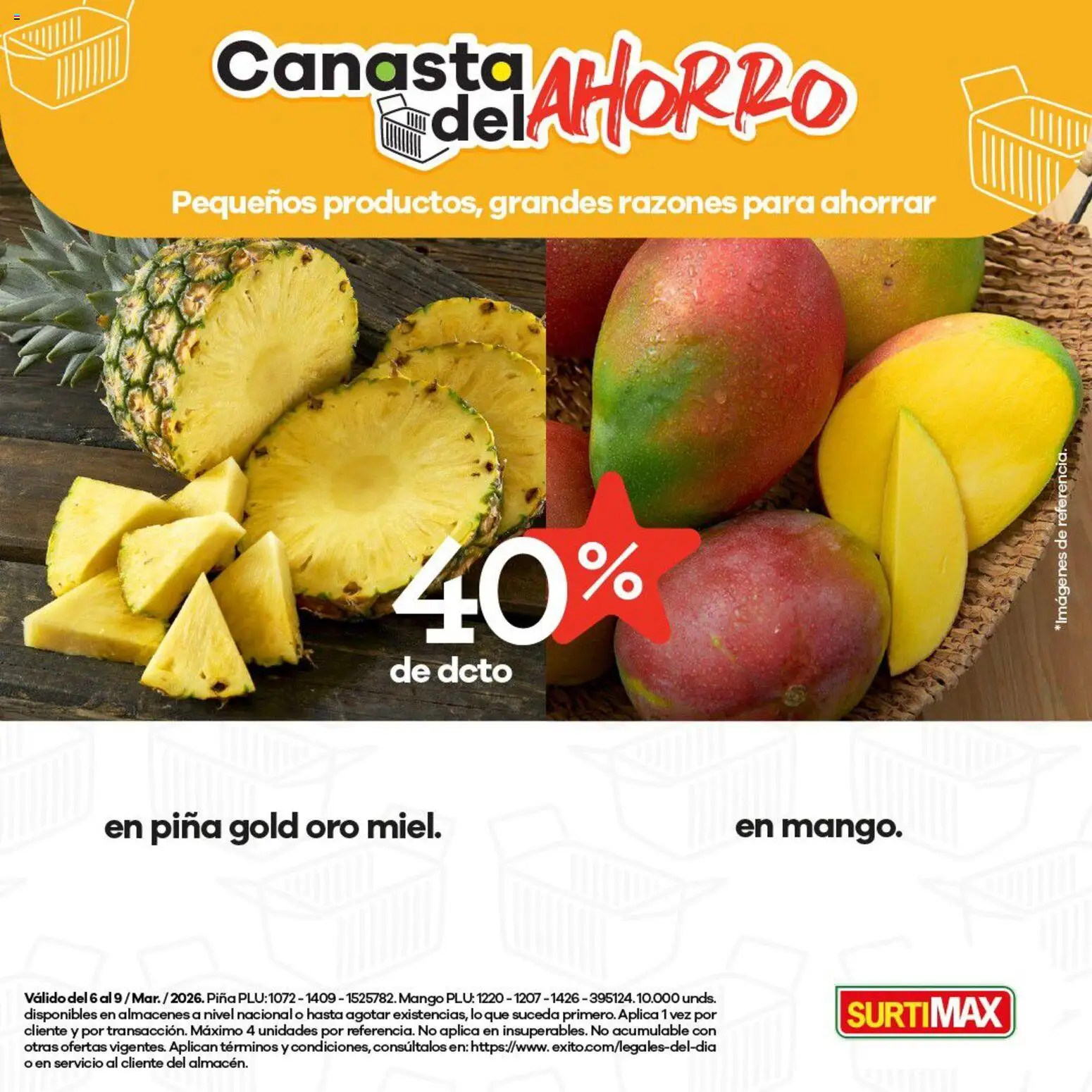 Surtimax revista - valida desde el 06.03.2026 | Página: 2 | Productos: Piña, Mango