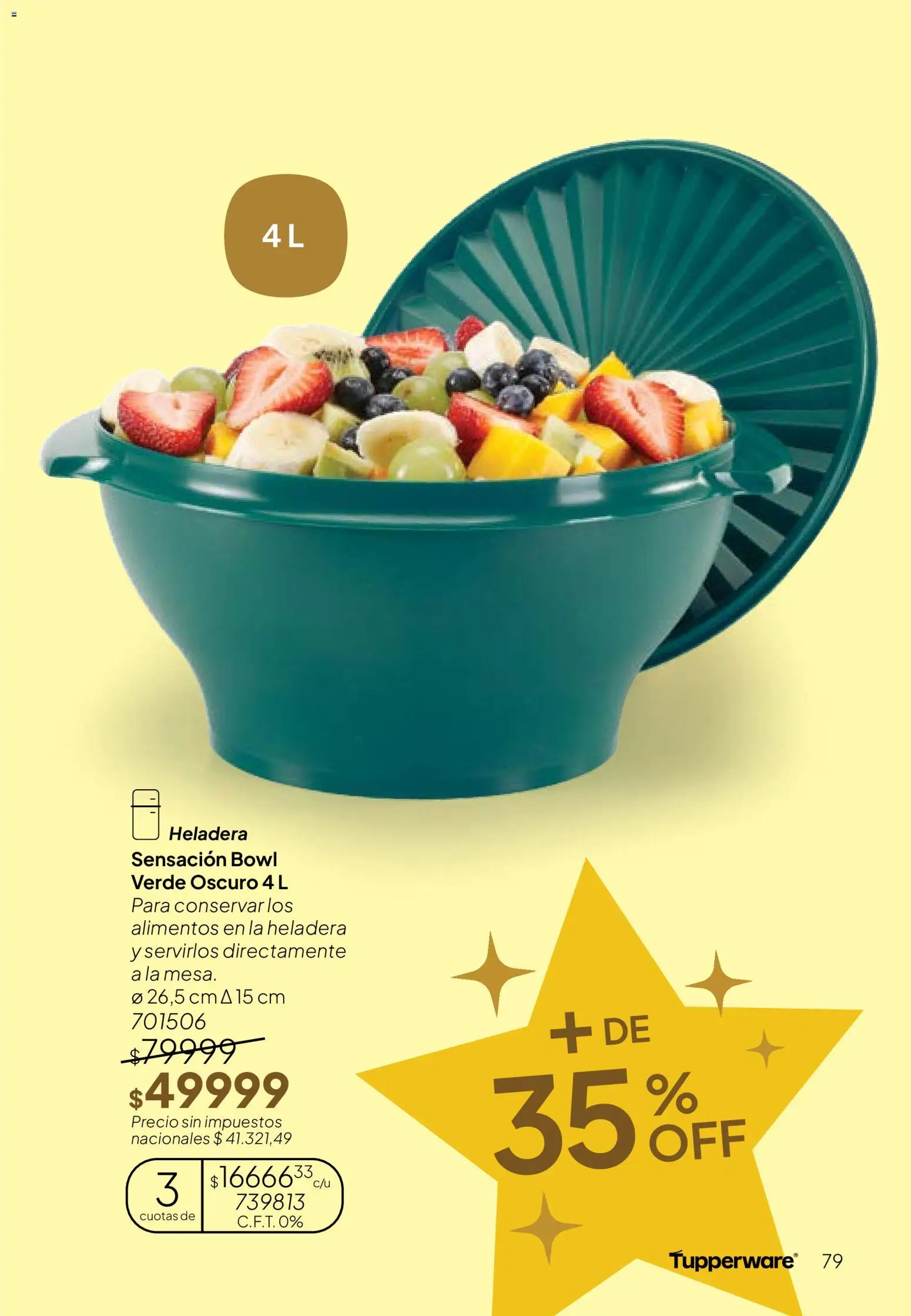Tupperware Folleto │ válido desde el 24.11.2025 | Página: 80 | Productos: Bowl, Heladera