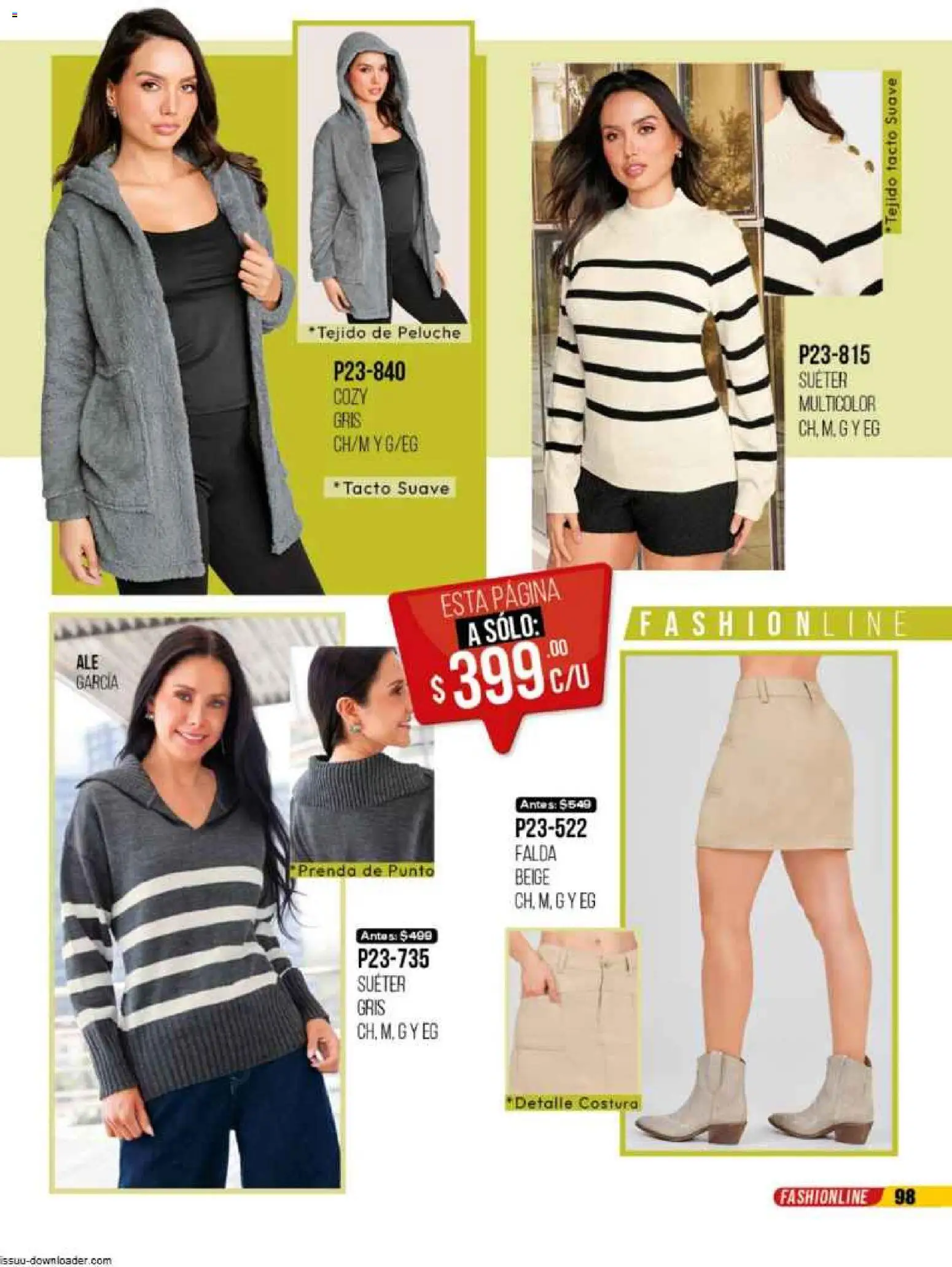 Nuevas ofertas de Cklass válidas en toda la República Mexicana desde el 31.10.2025. ¡Encuentra las mejores ofertas en Cklass catálogo Super Rebajas Ropa! | Página: 101 | Productos: Suéter, Falda