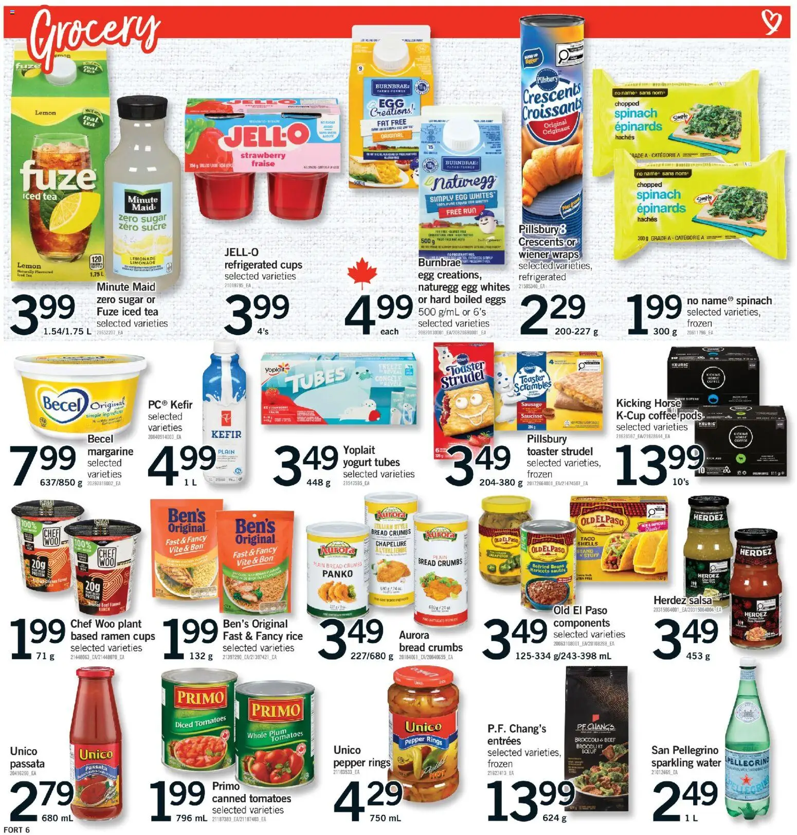 Fortinos flyer valid from 26.02.2026 | Page: 6 | Products: Yogurt, Eggs, Coffee, Tomatoes
