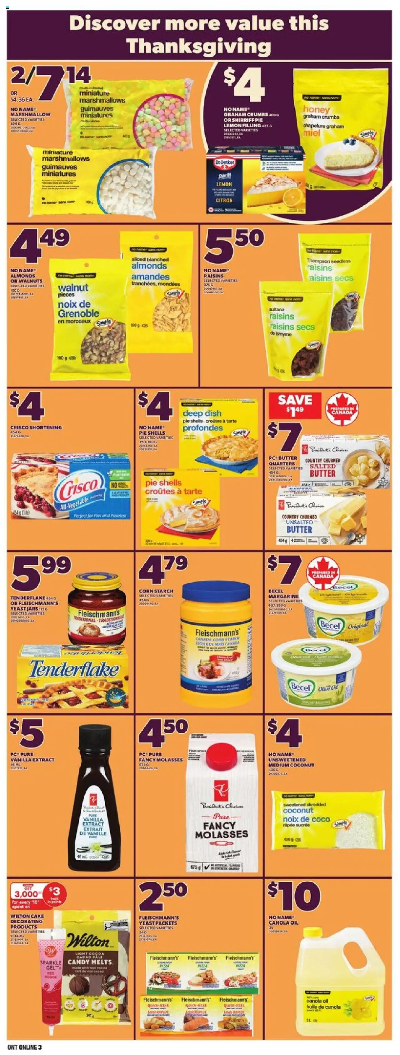 Independent Grocer flyer valid from 02.10.2025 | Page: 9 | Products: PC, Butter, Oil, Pizza
