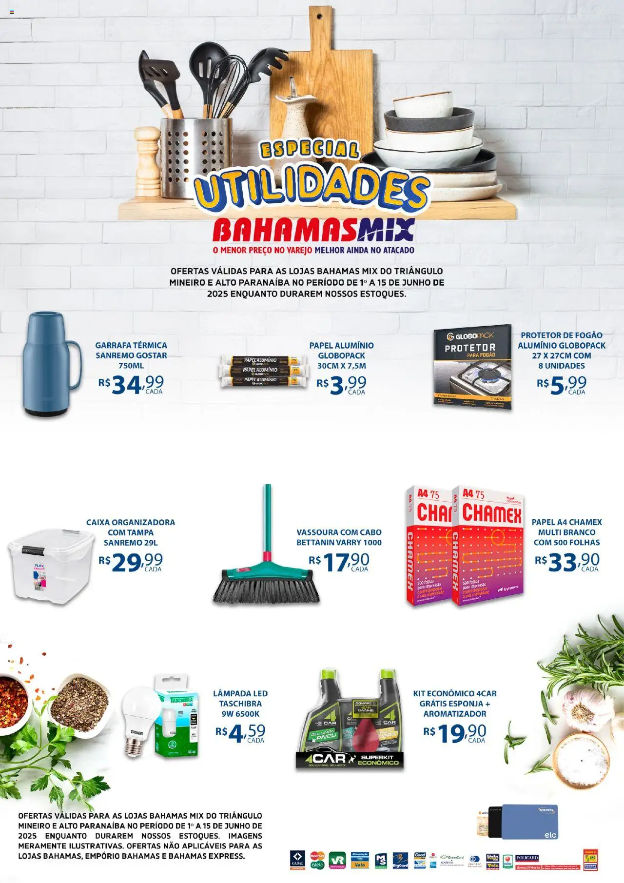 Bahamas Mix Folheto - válido de 02.06.2025 | Página: 2 | Produtos: Protetor de fogão, Caixa, Cera, Vassoura