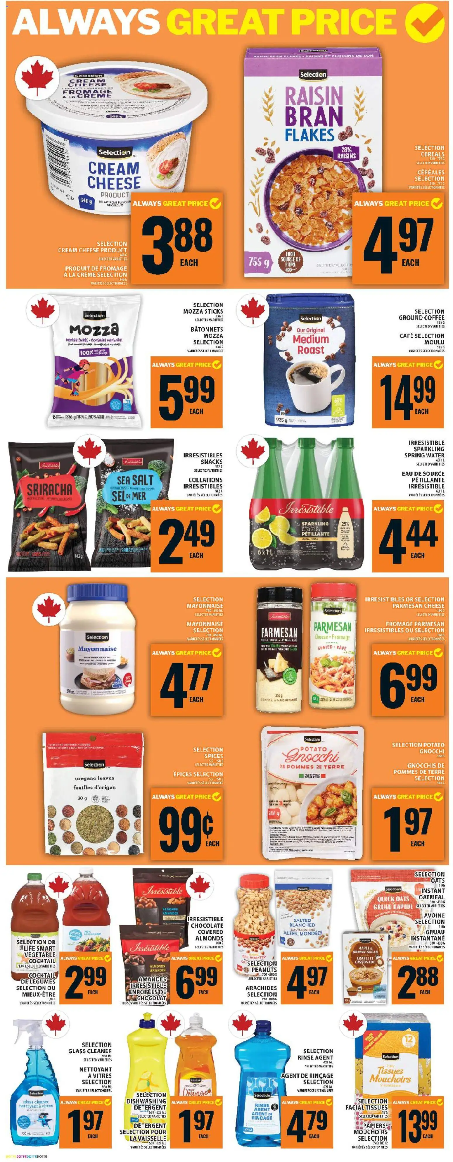 Food Basics flyer valid from 18.12.2025 | Page: 14 | Products: Detergent, Cheese, Coffee, Chocolate