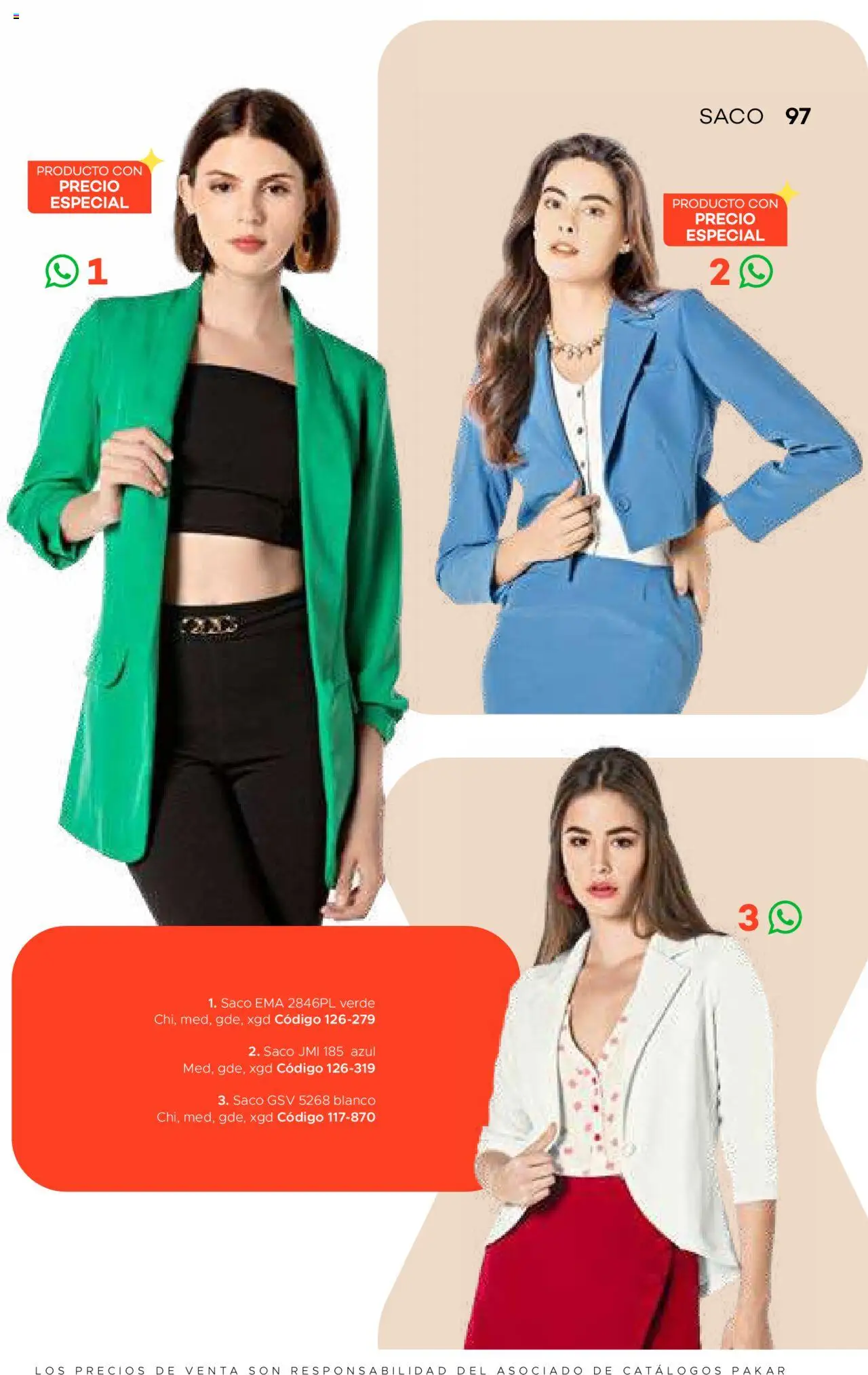 Nuevas ofertas de SC Pakar válidas en toda la República Mexicana desde el 31.01.2025. ¡Encuentra las mejores ofertas en SC Pakar catálogo Ropa! | Página: 97