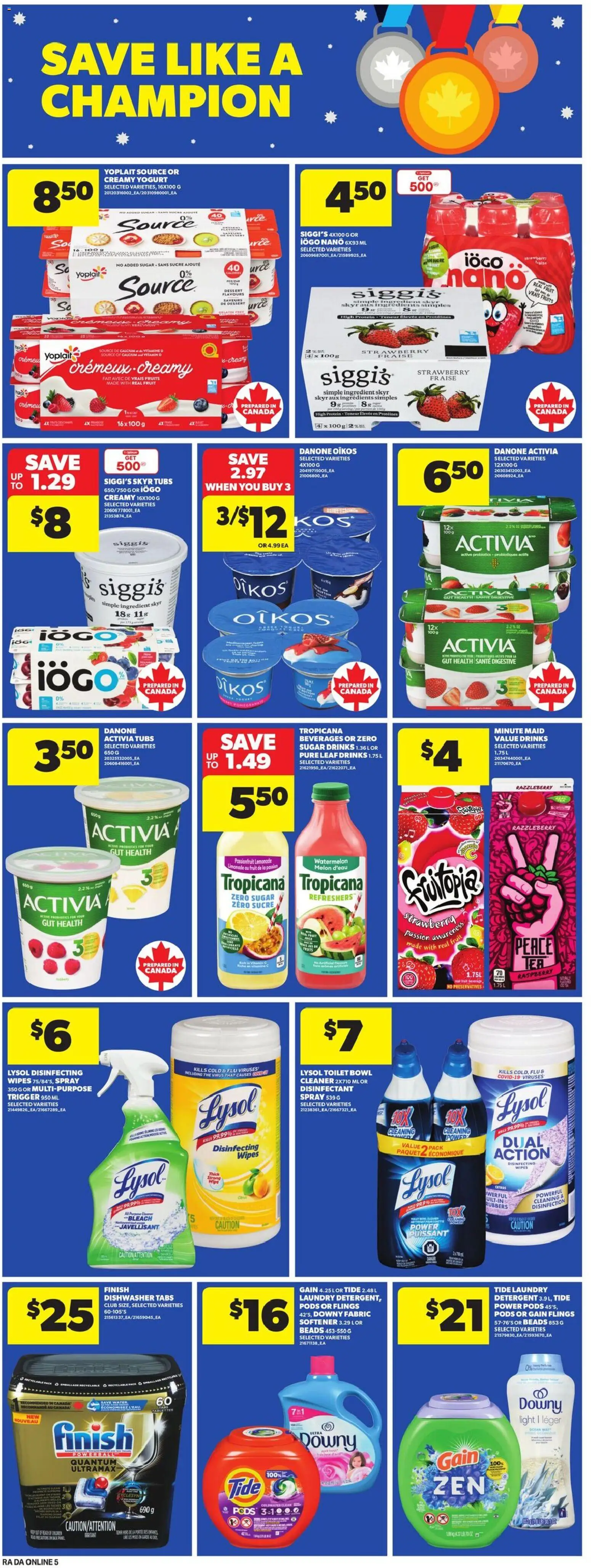 Atlantic Superstore flyer valid from 12.02.2026 | Page: 14 | Products: Dishwasher, Detergent, Yogurt