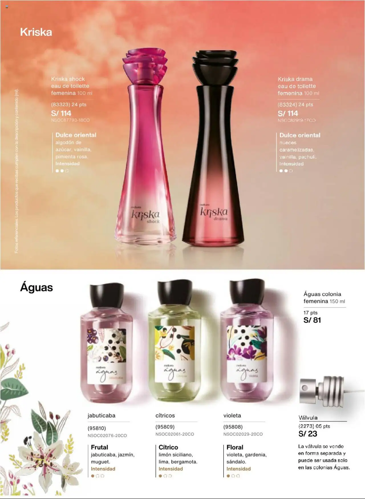 Catálogo Natura válido desde 22.07.2025 | Página: 41 | Productos: Nueces, EAU de Toilette