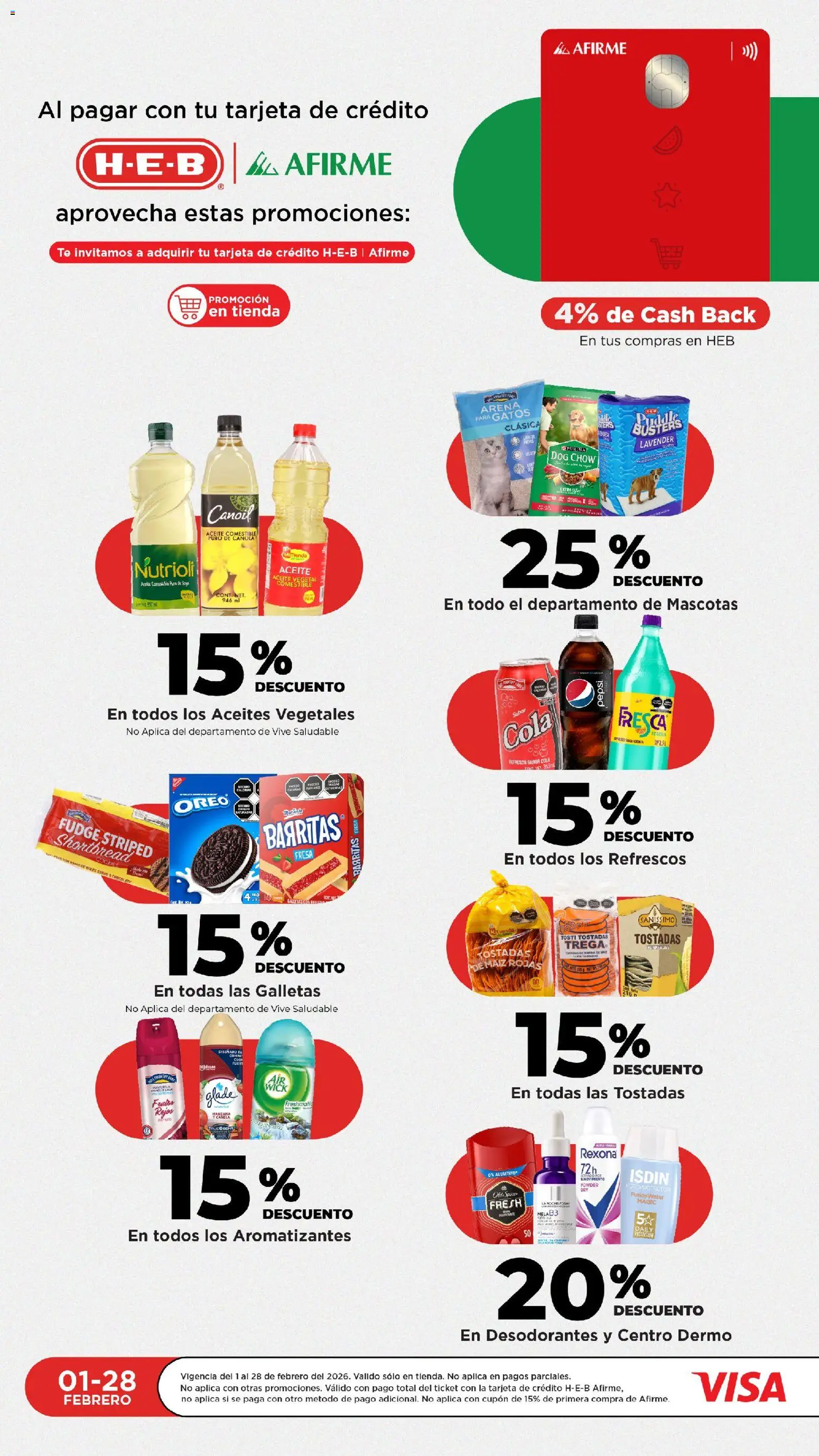 Nuevas ofertas de H-E-B válidas en toda la República Mexicana desde el 10.02.2026. ¡Encuentra las mejores ofertas en H-E-B folleto Lo mejor para compartir! | Página: 6
