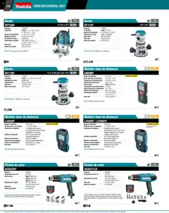 Nuevas ofertas de Makita válidas en toda la República Mexicana desde el 04.09.2025. ¡Encuentra las mejores ofertas en Makita - Catálogo! | Página: 130 | Productos: Reflector, Fuente, Adaptador, Batería