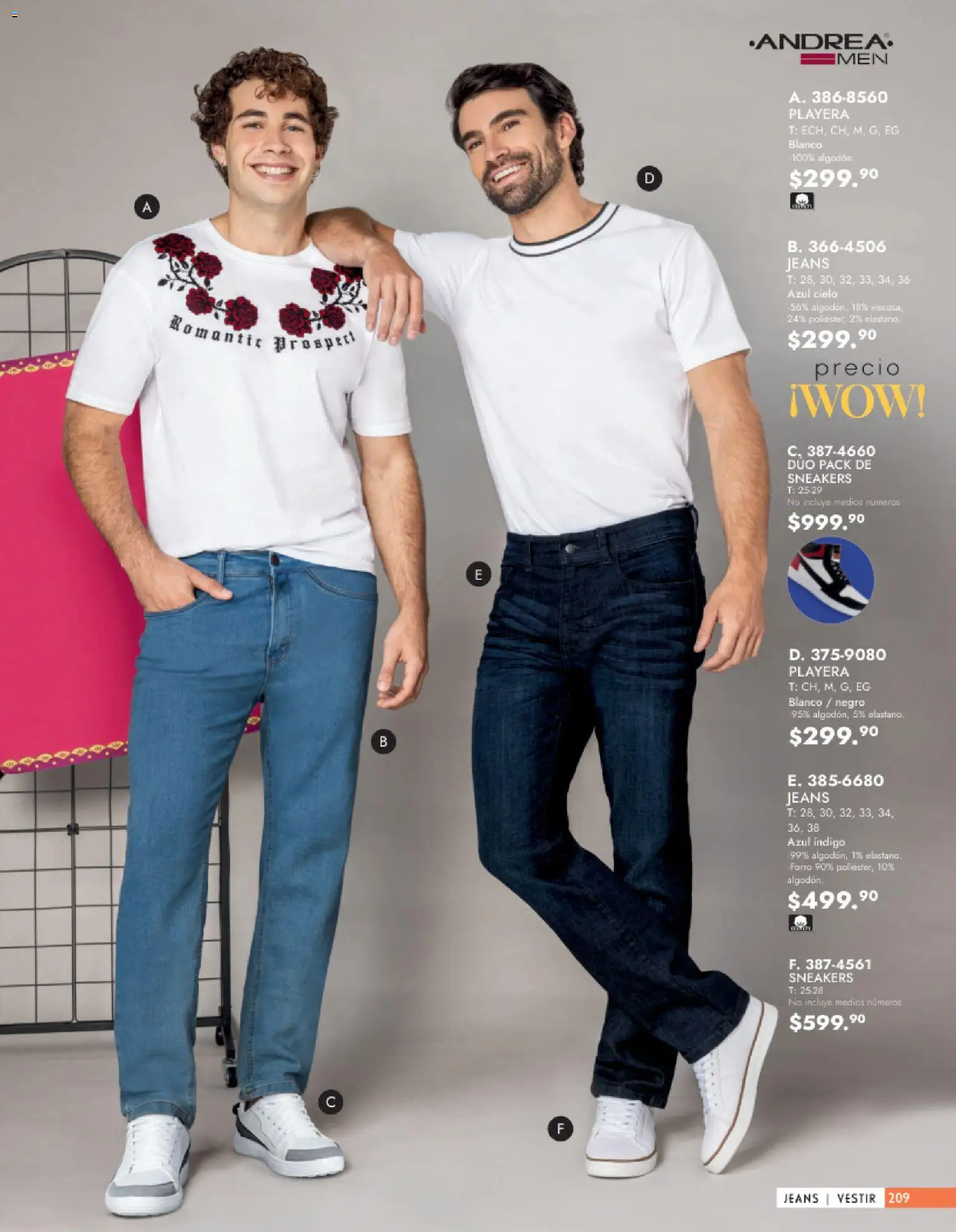 Nuevas ofertas de Andrea válidas en toda la República Mexicana desde el 25.01.2026. ¡Encuentra las mejores ofertas en Andrea catálogo Vestir Caballero ! | Página: 51