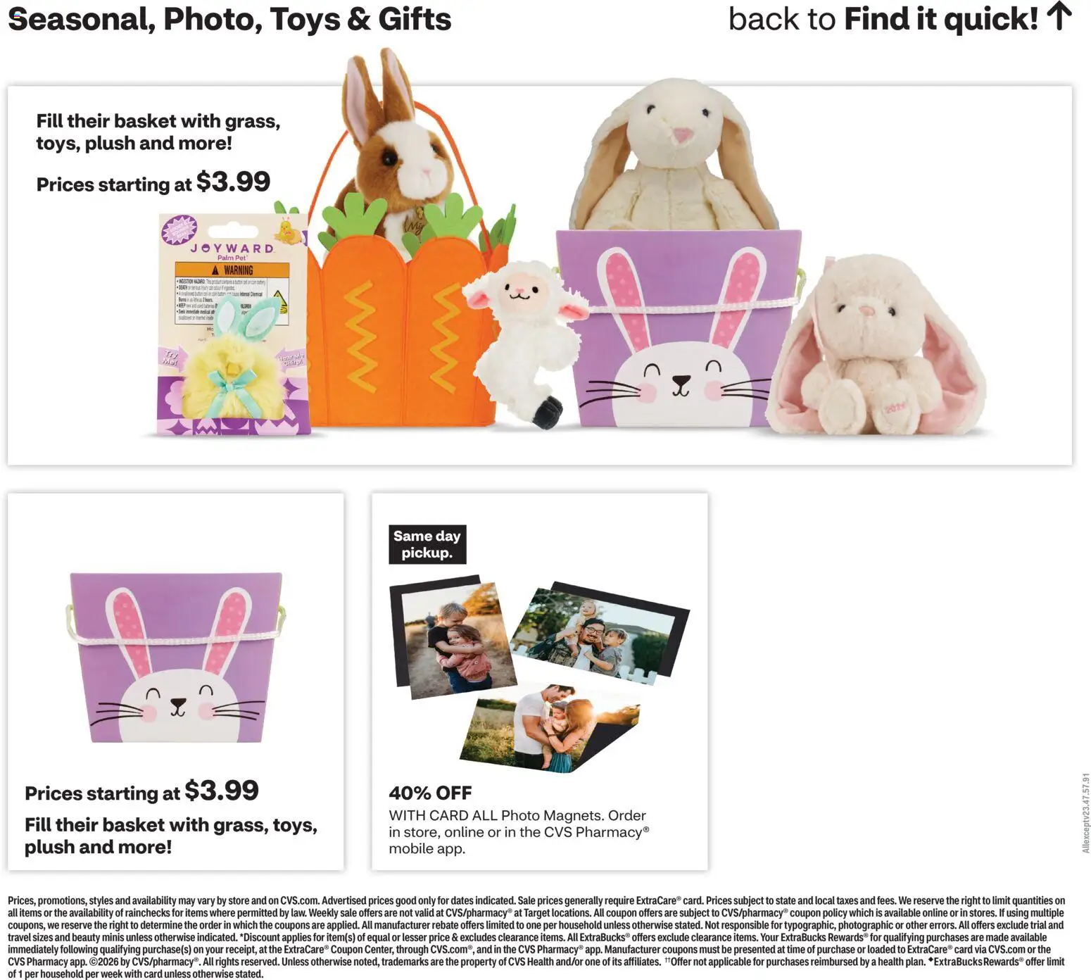 CVS Pharmacy Weekly Ad - WV - valid from 22.03.2026 | Page: 19 | Products: Basket
