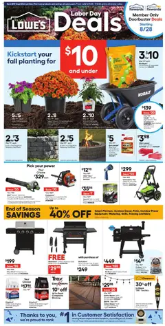 Preview of Lowe's weekly ads valid from 21.08.2025