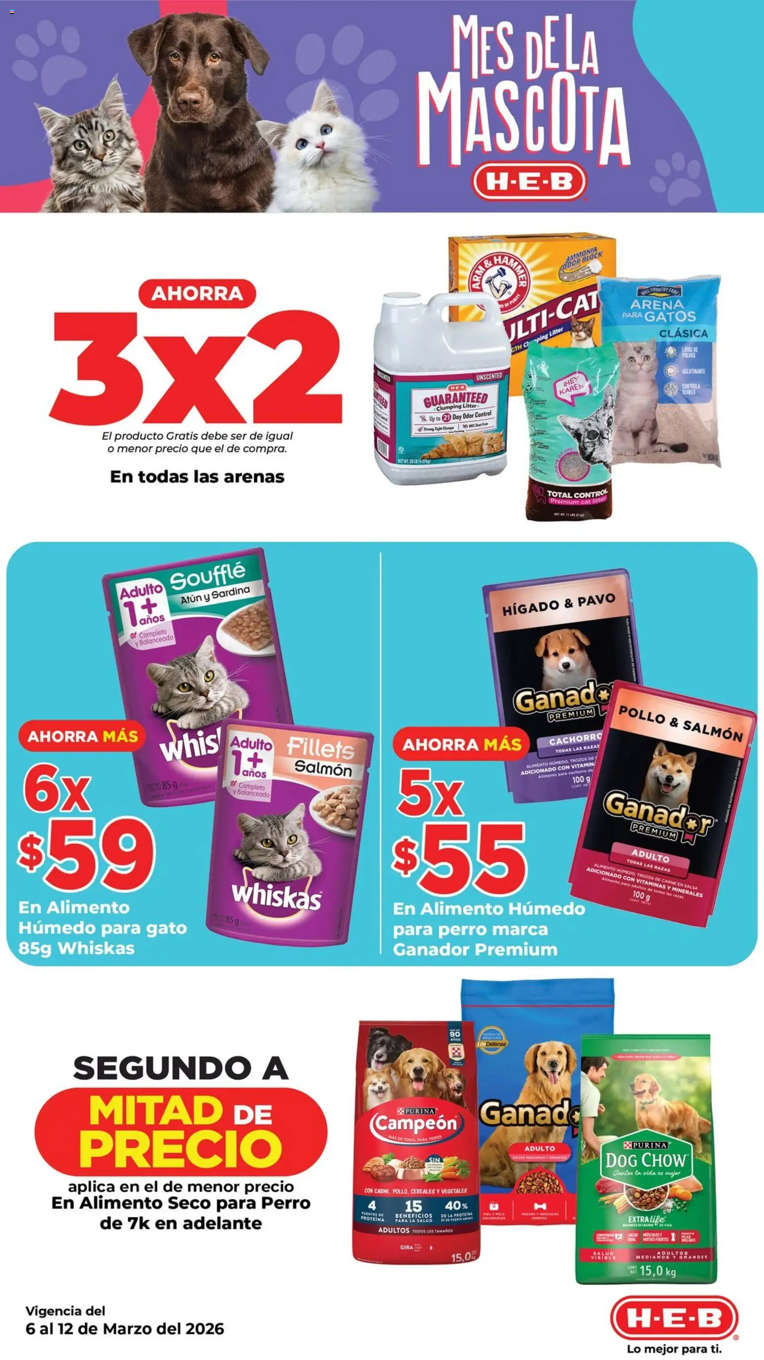 Nuevas ofertas de H-E-B válidas en toda la República Mexicana desde el 06.03.2026. ¡Encuentra las mejores ofertas en H-E-B folleto! | Página: 9 | Productos: Pollo, Atún, Cereales, Vitaminas