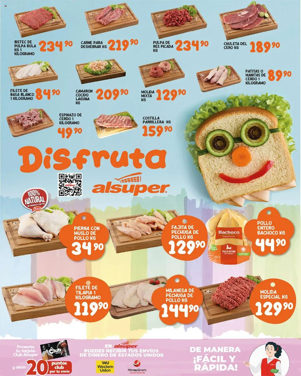Nuevas ofertas de Alsuper válidas en toda la República Mexicana desde el 05.08.2025. ¡Encuentra las mejores ofertas en Alsuper - Folleto - Zacatecas! | Página: 8 | Productos: Pollo, Milanesa, Cerdo, Res