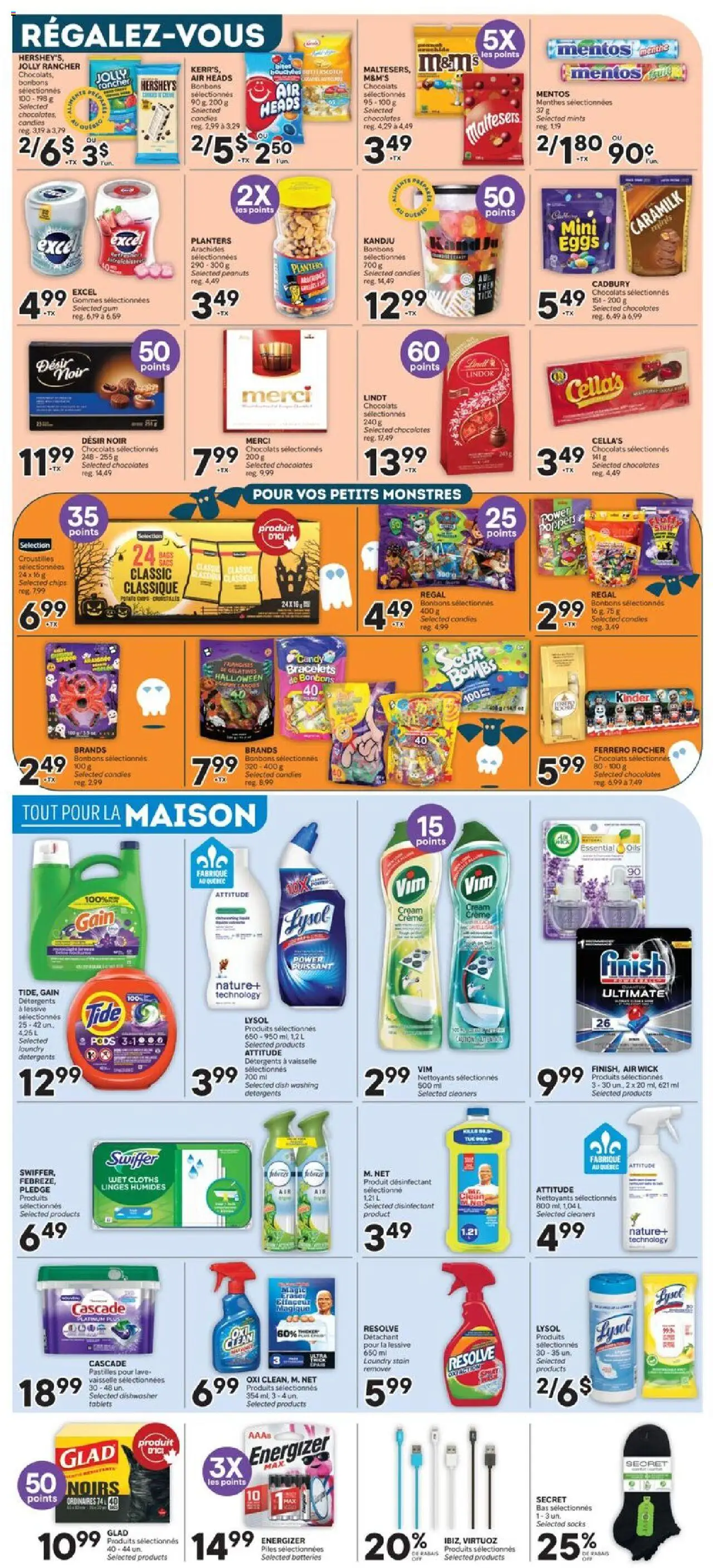 Brunet flyer valid from 11.09.2025 | Page: 9 | Products: Candies, Chips, Eggs, Socks