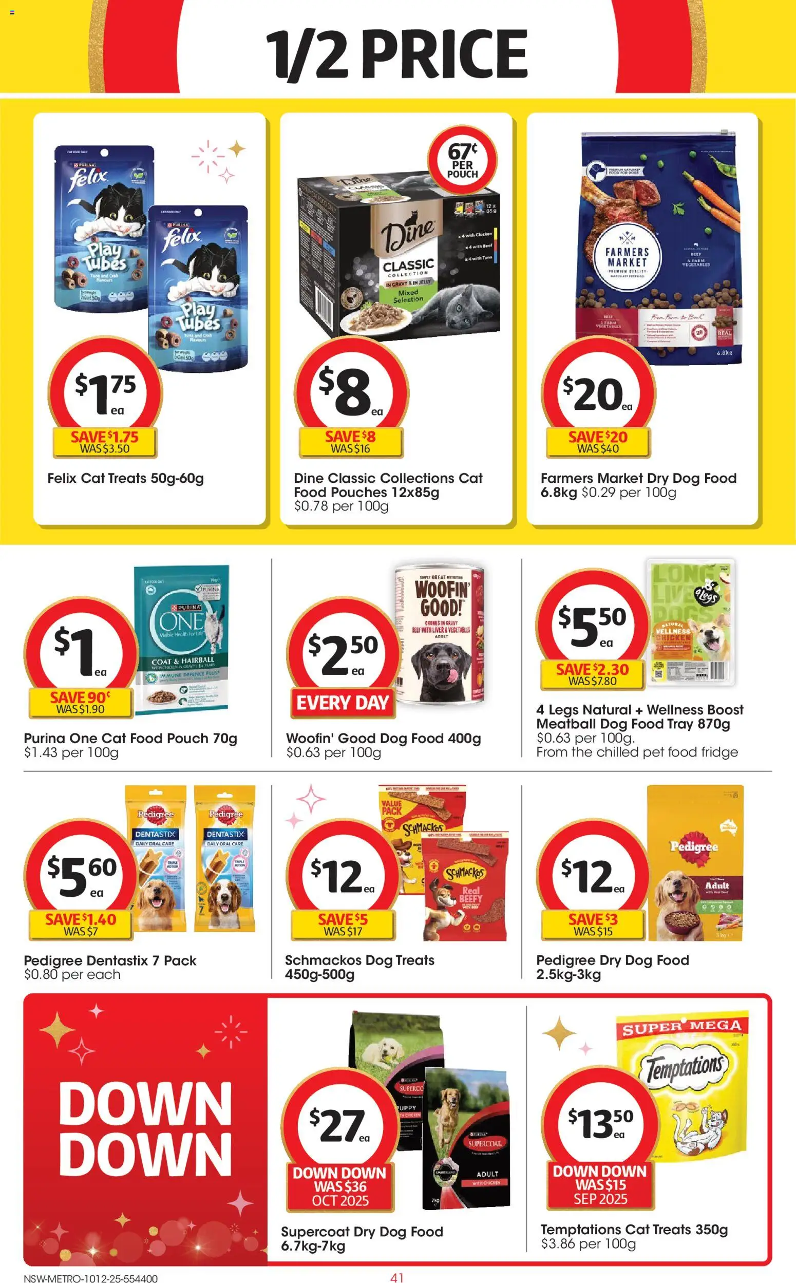 Coles catalogue - valid from 10.12.2025 | Page: 41 | Products: Chicken, Beef, Dog food, Vegetables