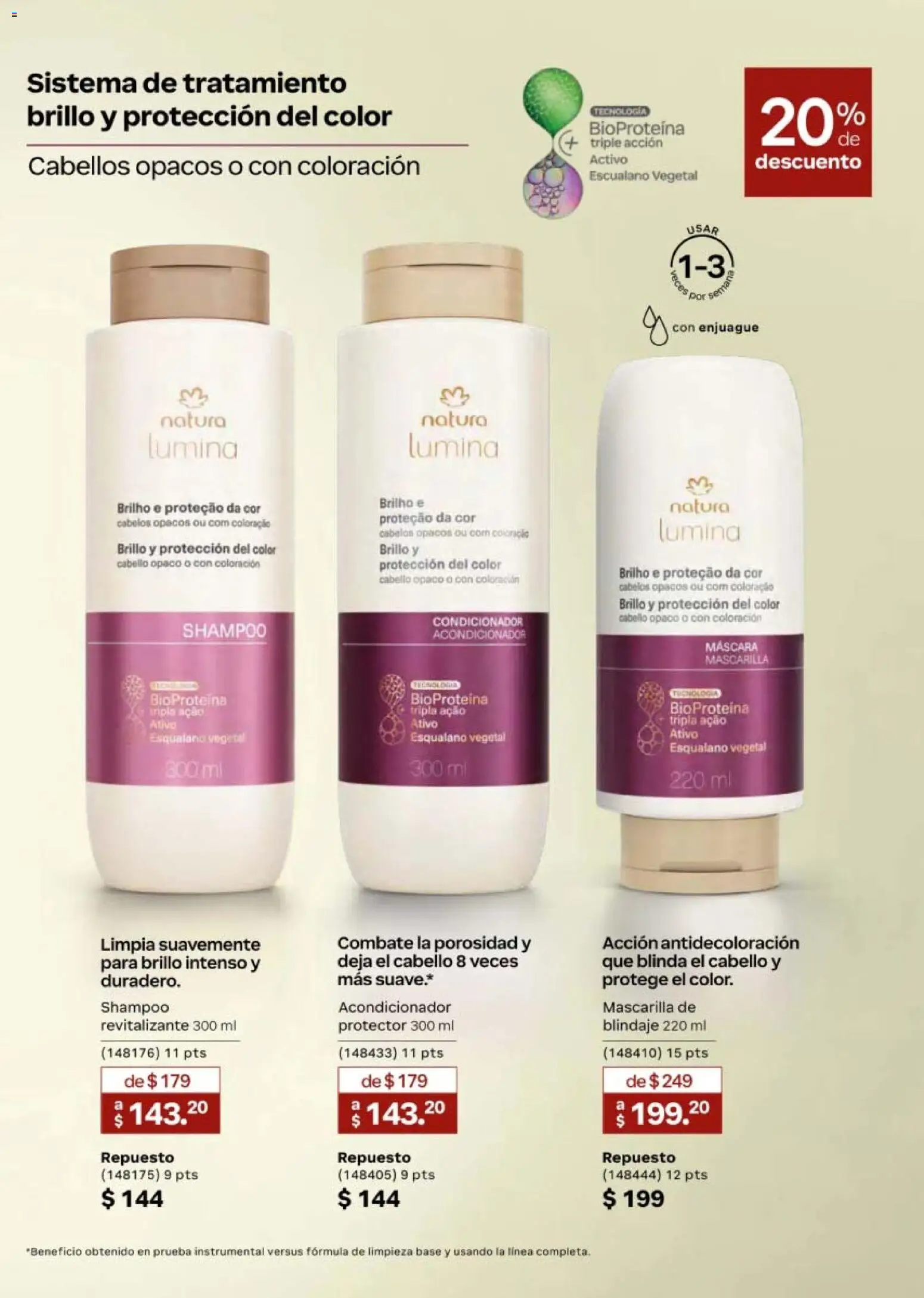 Nuevas ofertas de Natura válidas en toda la República Mexicana desde el 20.02.2026. ¡Encuentra las mejores ofertas en Natura campaña 4 2026! | Página: 117 | Productos: Máscara, Brillo, Mascarilla, Acondicionador