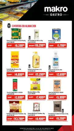 Makro ofertas Gastronómicas │ válido desde el 14.08.2025 | Página: 3 | Productos: Salsa Golf, Pure de Tomate, Pan, Pan rallado