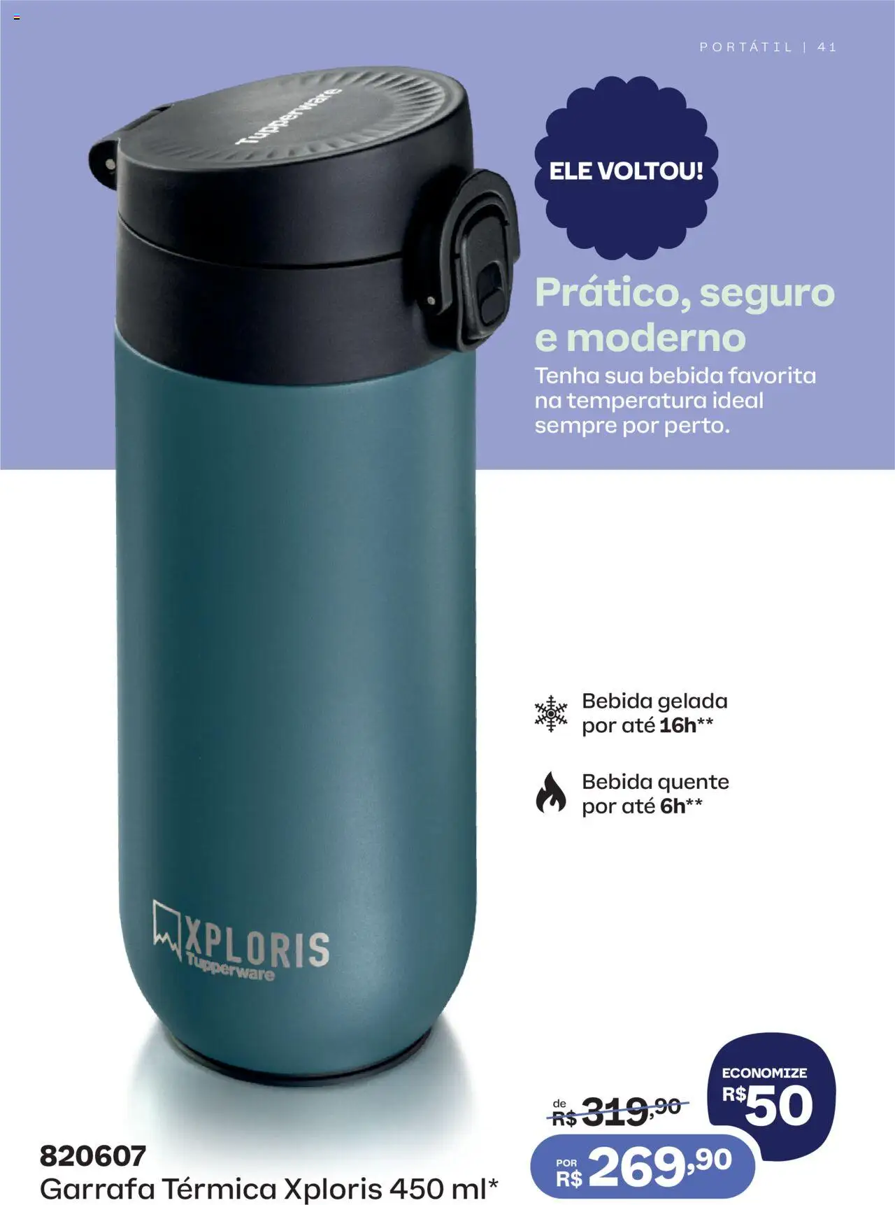 Tupperware Folheto - válido de 01.11.2025 | Página: 41 | Produtos: Garrafa térmica, Bebida