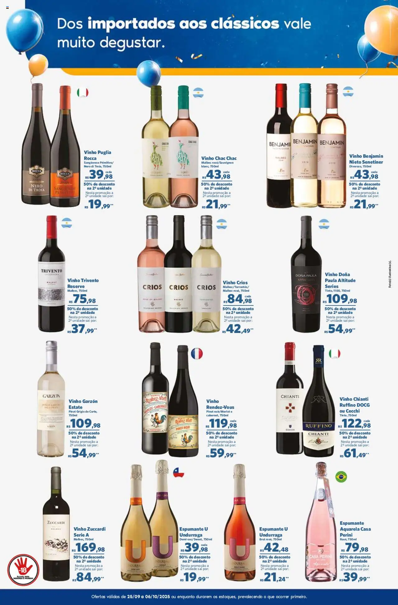 Sam's Club Folheto - válido de 25.09.2025 | Página: 10 | Produtos: Espumante, Vinho, Benjamin