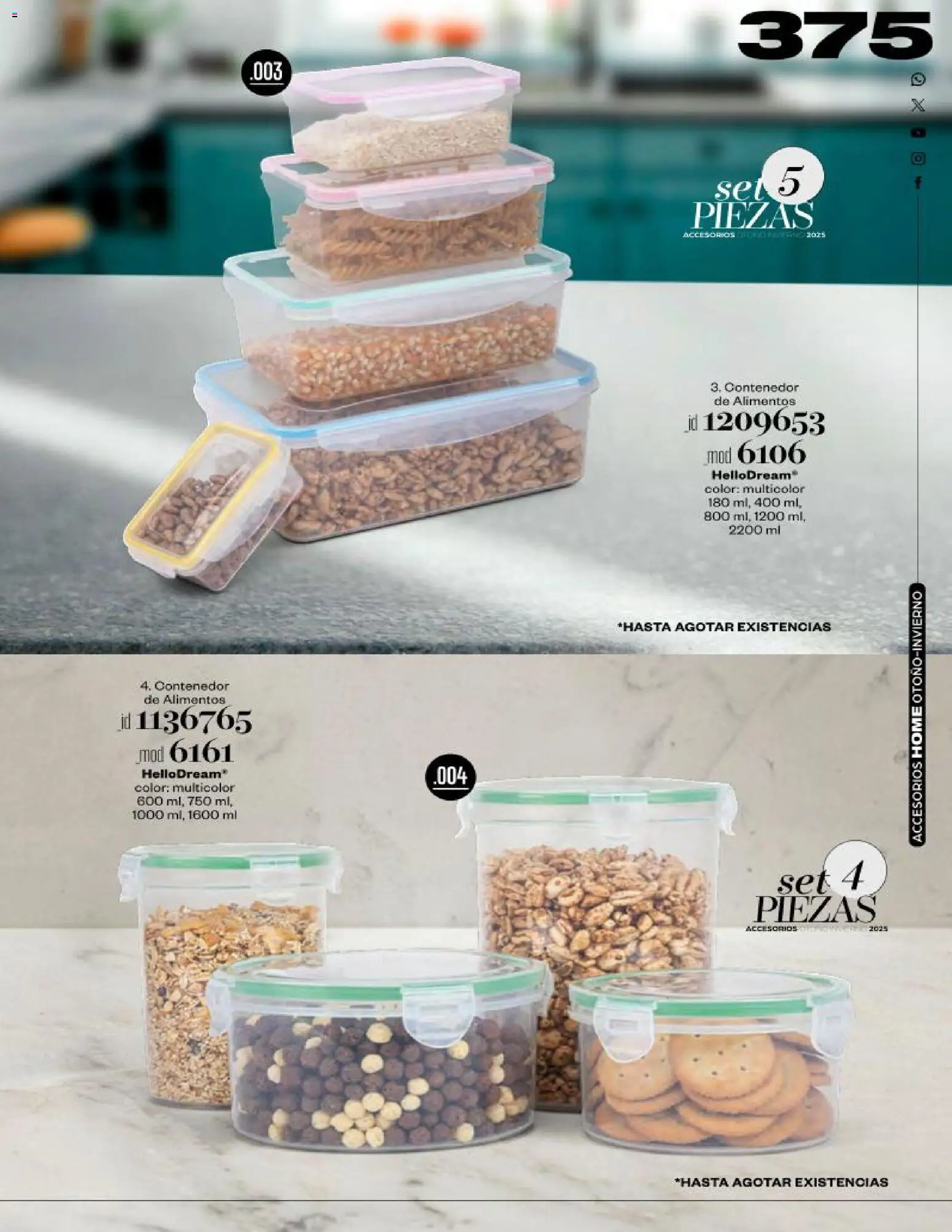 Nuevas ofertas de Price Shoes válidas en toda la República Mexicana desde el 03.11.2025. ¡Encuentra las mejores ofertas en Price Shoes catálogo Accesorios! | Página: 375 | Productos: Contenedor