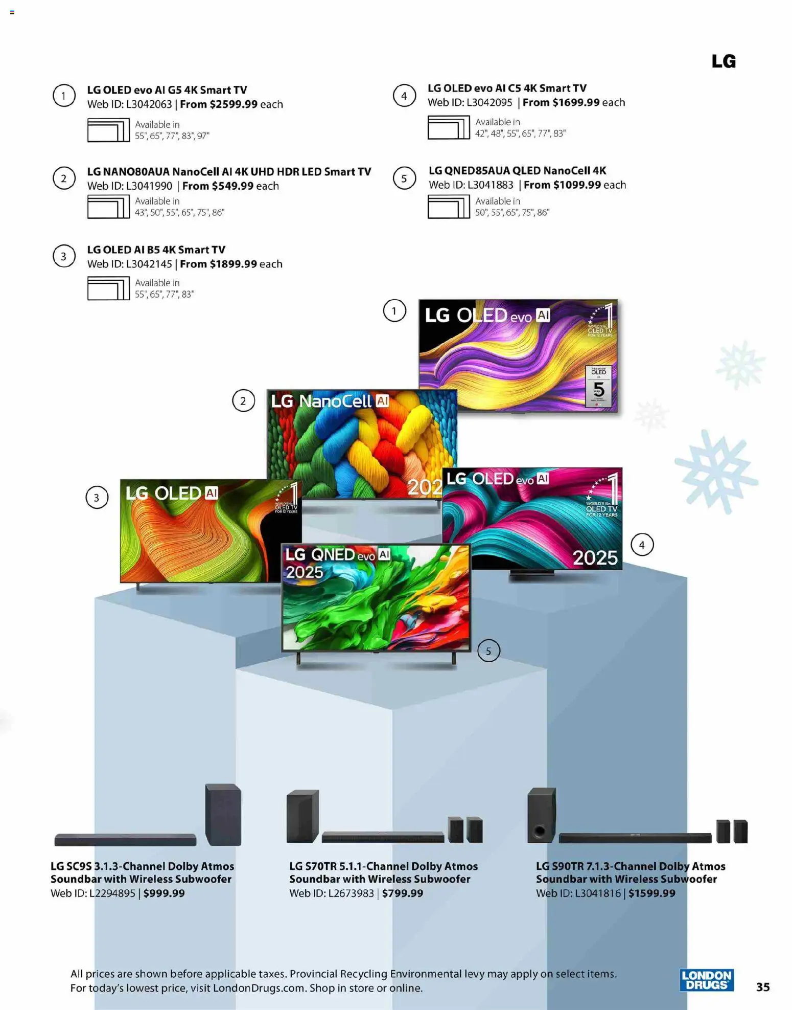 London Drugs flyer valid from 12.11.2025 | Page: 35 | Products: Tv