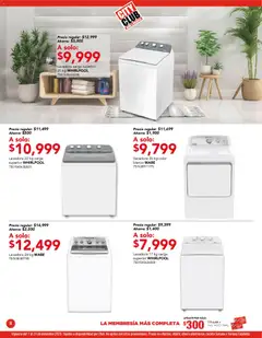 Vista previa de City Club catálogo, nuevo folleto de la tienda, válido en México a partir del 01.12.2025 | Página: 8 | Productos: Secadora, Lavadora