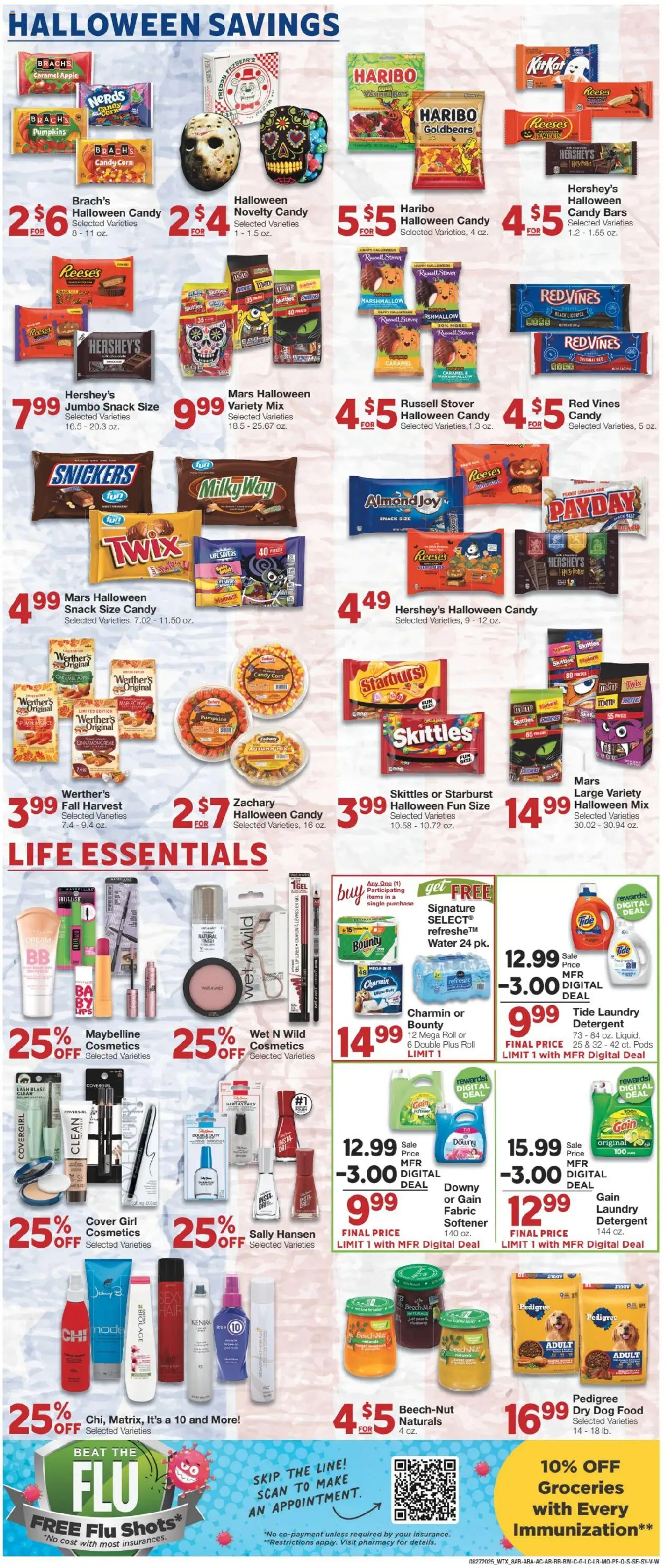 United Supermarkets Weekly Ad - valid from 26.08.2025 | Page: 8 | Products: Corn, Dog Food, Milk, Chocolate