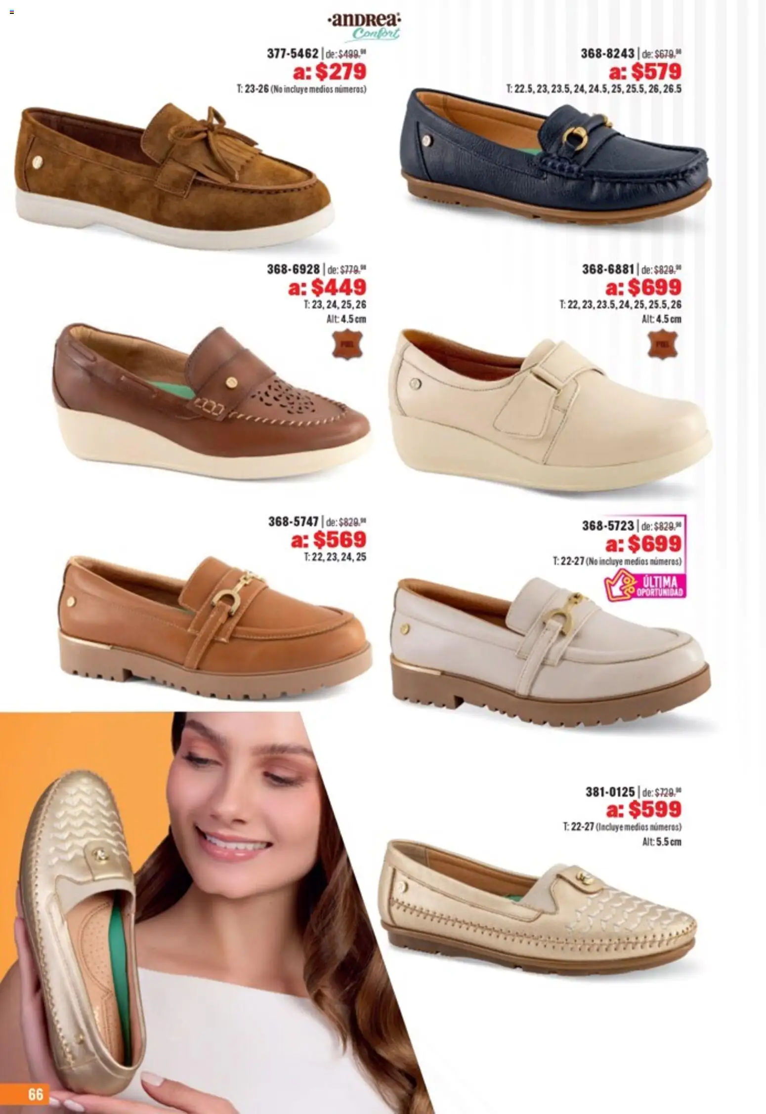 Nuevas ofertas de Andrea válidas en toda la República Mexicana desde el 05.04.2026. ¡Encuentra las mejores ofertas en Andrea catálogo Outlet! | Página: 66