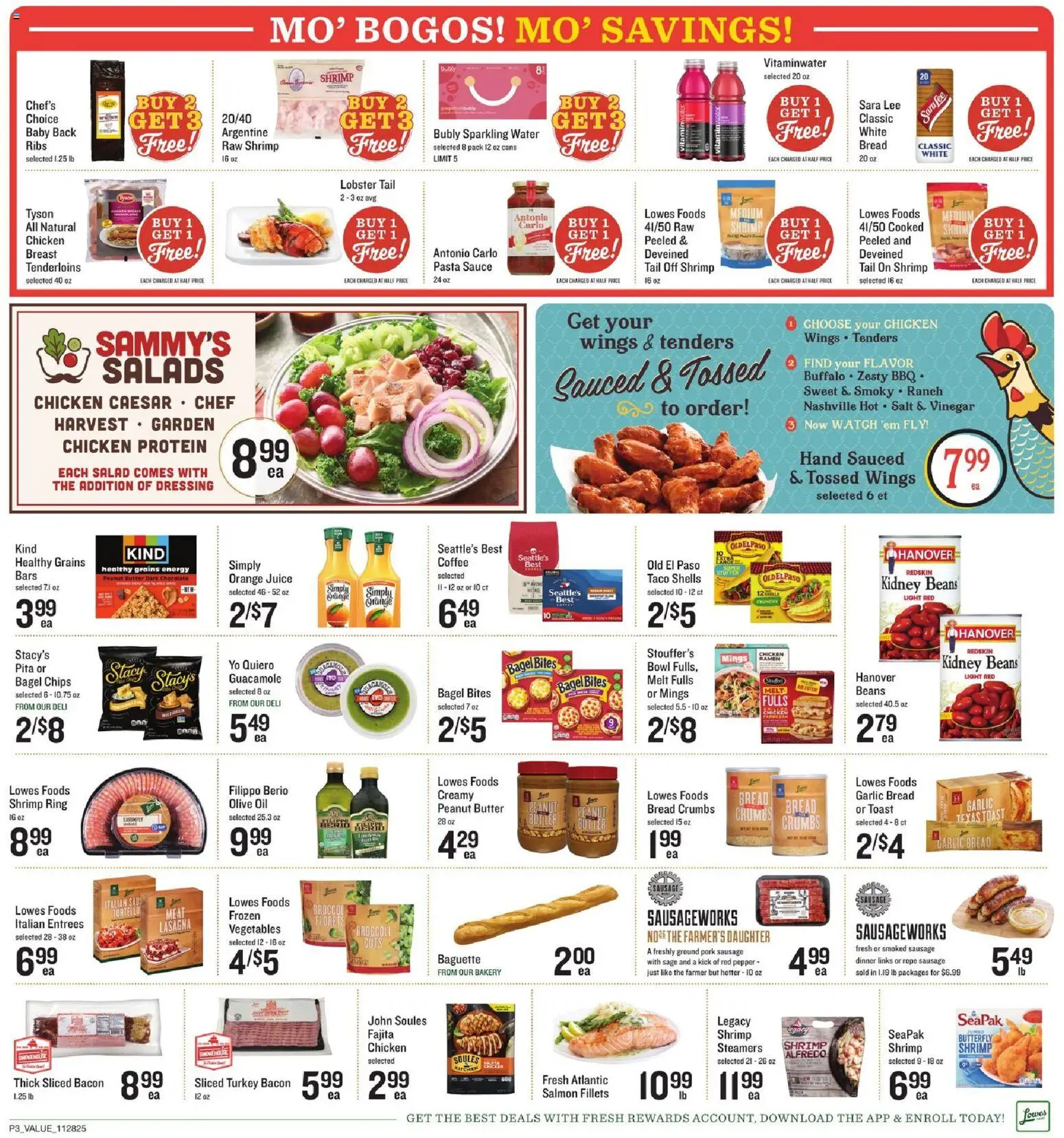 Lowes Foods Weekly Ad - NC - valid from 28.11.2025 | Page: 4 | Products: Vinegar, Bread, Juice, Chips