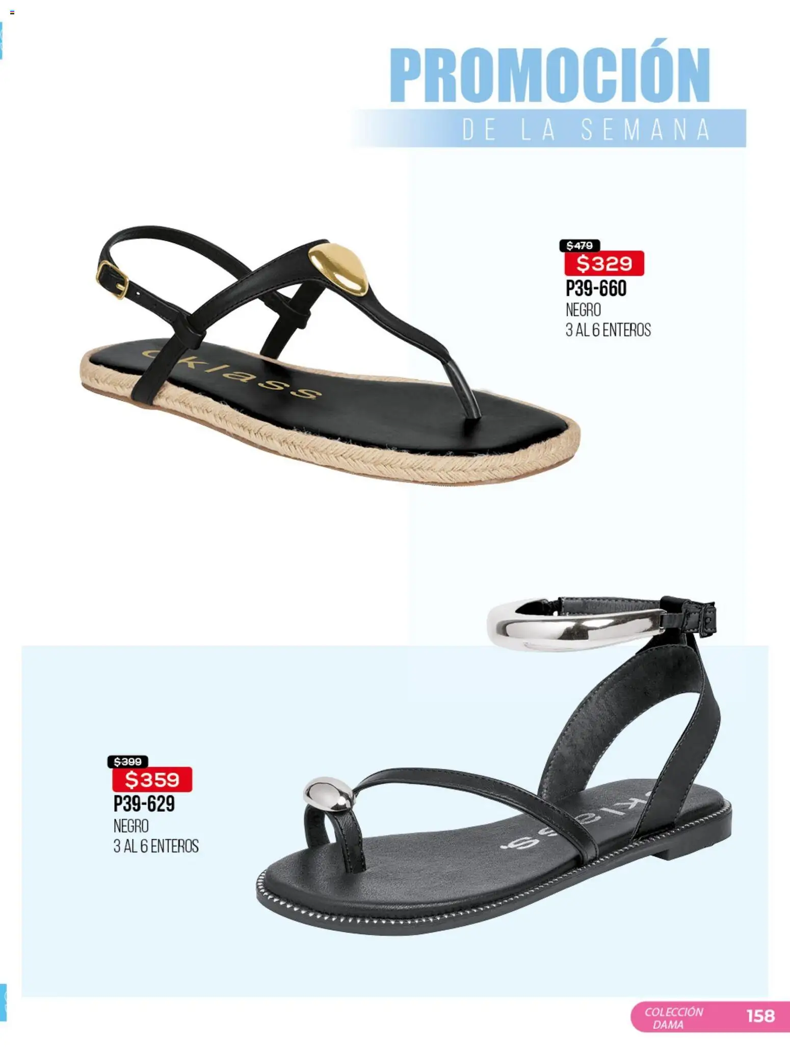 Nuevas ofertas de Cklass válidas en toda la República Mexicana desde el 13.04.2026. ¡Encuentra las mejores ofertas en Cklass catálogo Promo semanal! | Página: 159