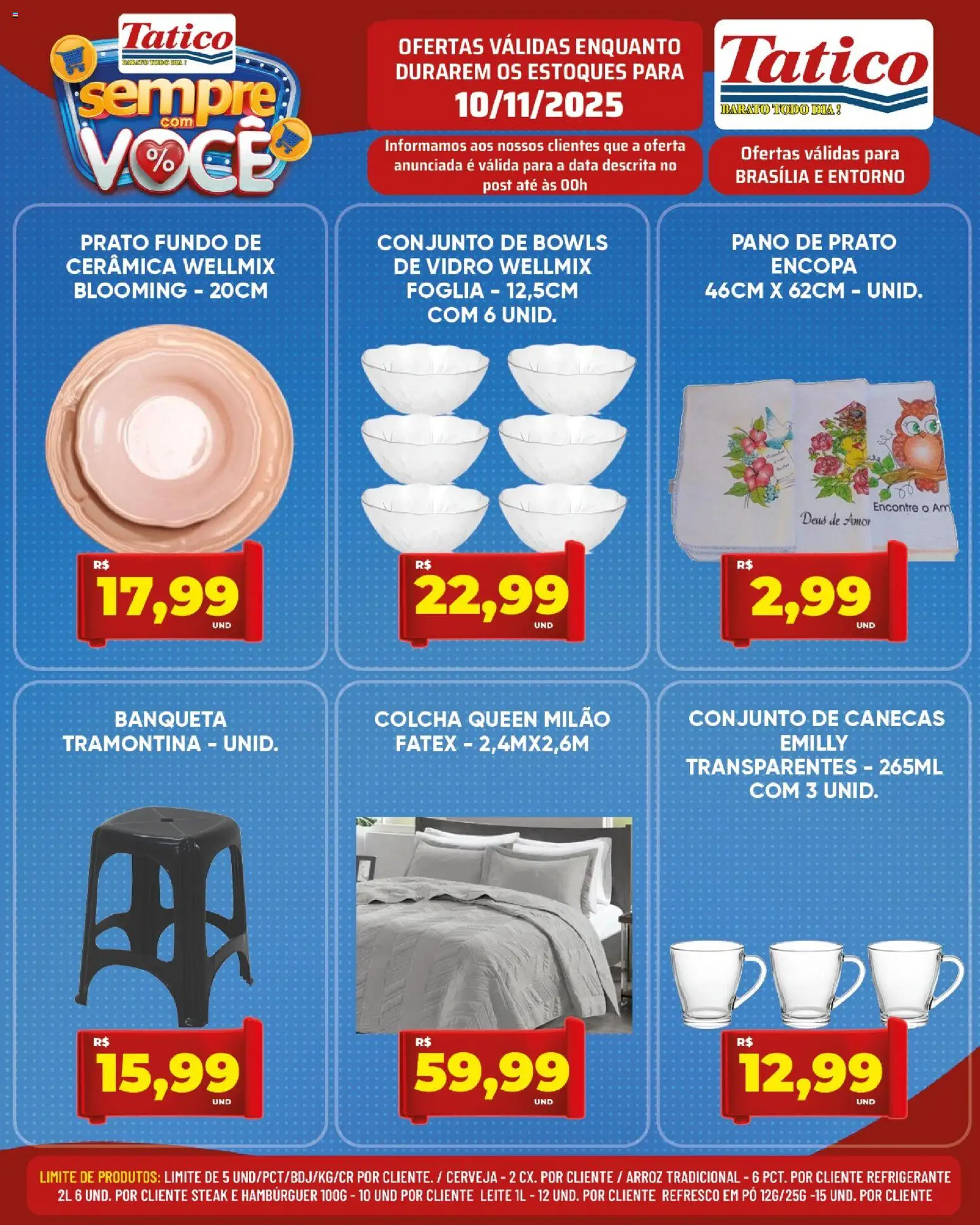 Tatico Folheto - válido de 10.11.2025 | Página: 7 | Produtos: Colcha, Cerveja, Arroz, Refrigerante