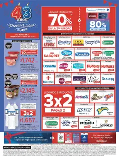 Vista previa Carrefour ofertas - Córdoba válido desde el 14.10.2025 | Página: 10 | Productos: Galletitas, Dulce de leche, Agua, Queso