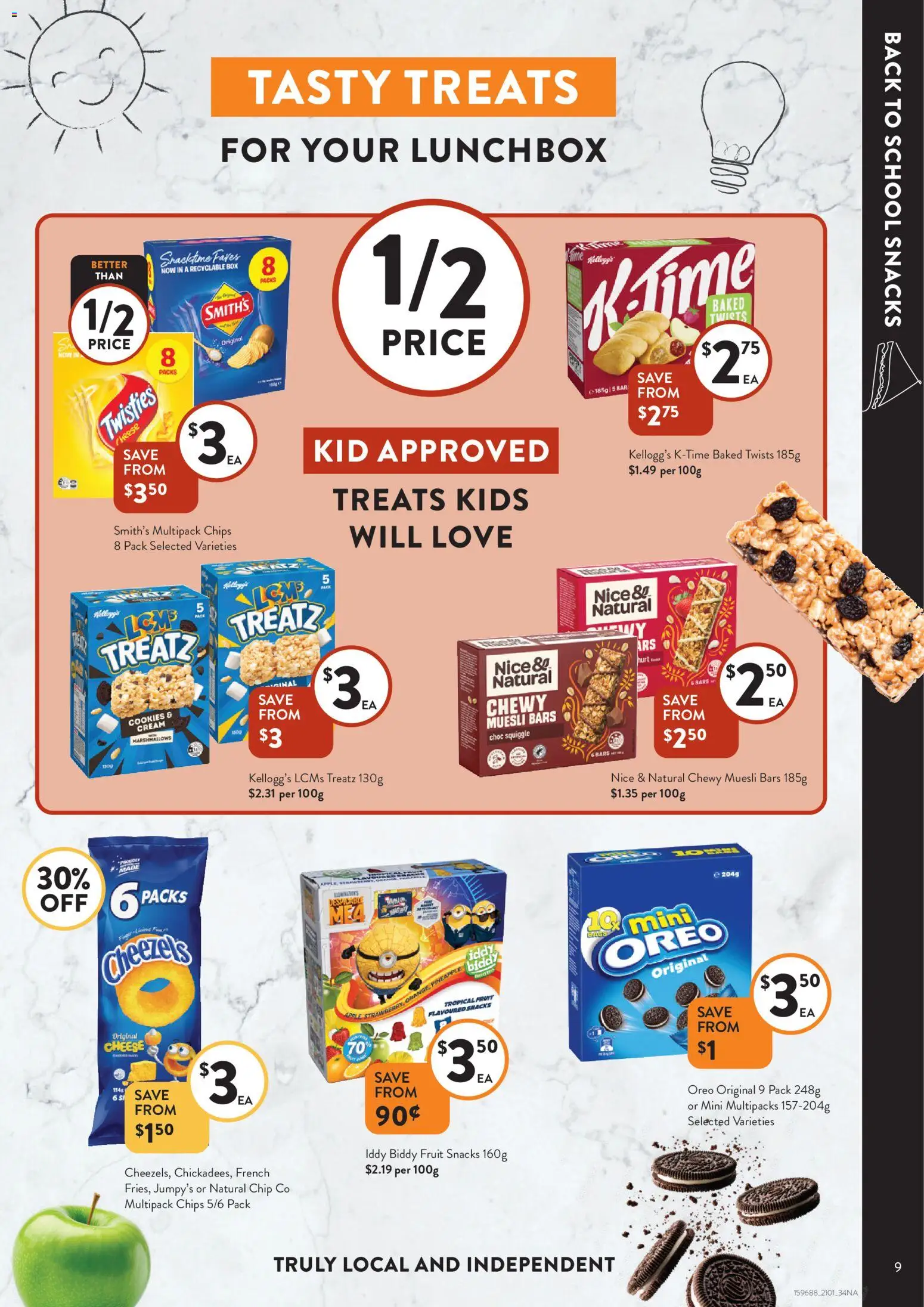 Foodworks catalogue - valid from 14.01.2026 | Page: 9 | Products: Box, Cheese, Chips, Cream