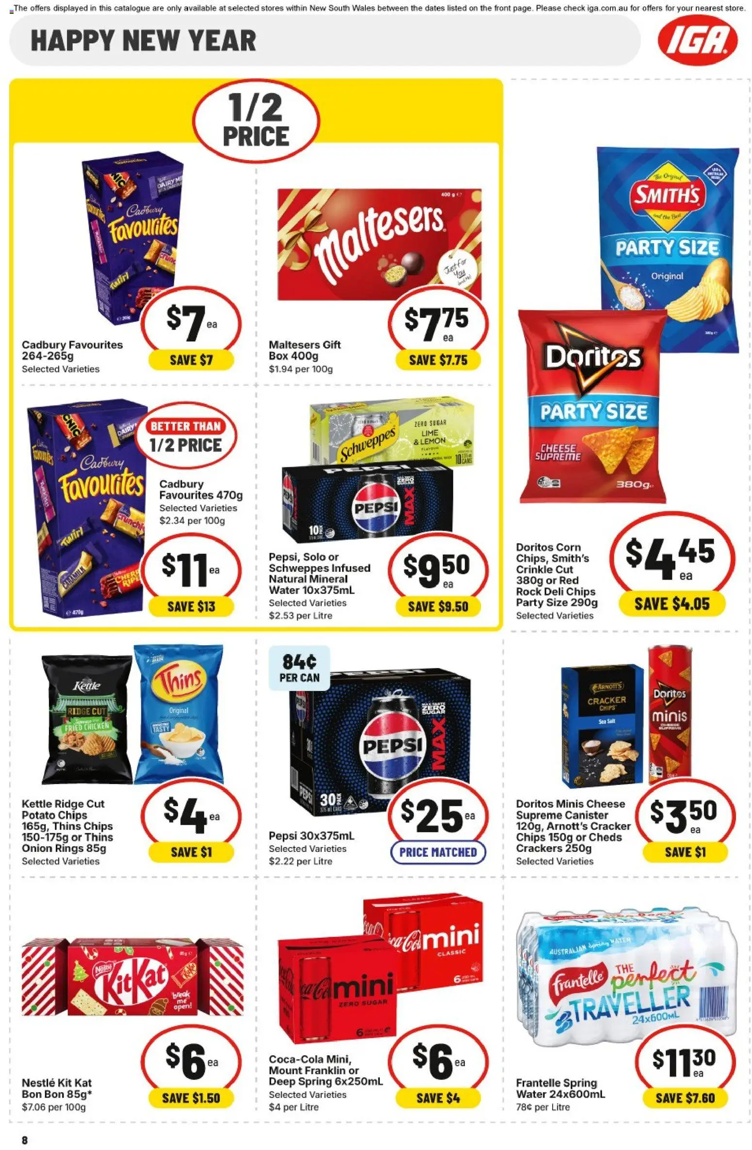 IGA catalogue - valid from 24.12.2025 | Page: 11 | Products: Dairy, Chicken, Chips, Lemon