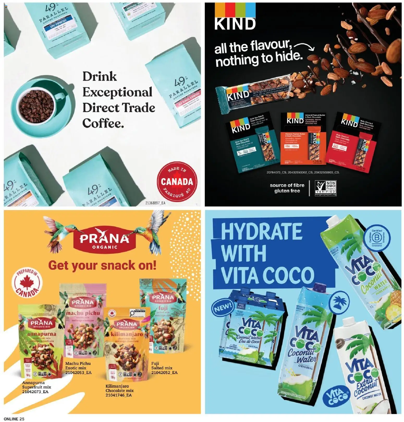 Fortinos flyer valid from 30.10.2025 | Page: 25 | Products: Pineapple, Butter, Coffee, Chocolate