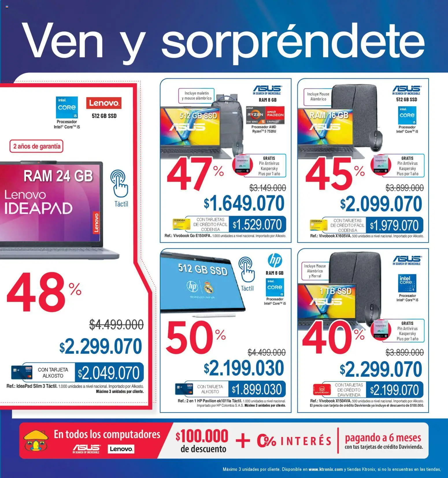 Ktronix revista - valida desde el 01.11.2025 | Página: 2 | Productos: Maletin, Morral, Mouse