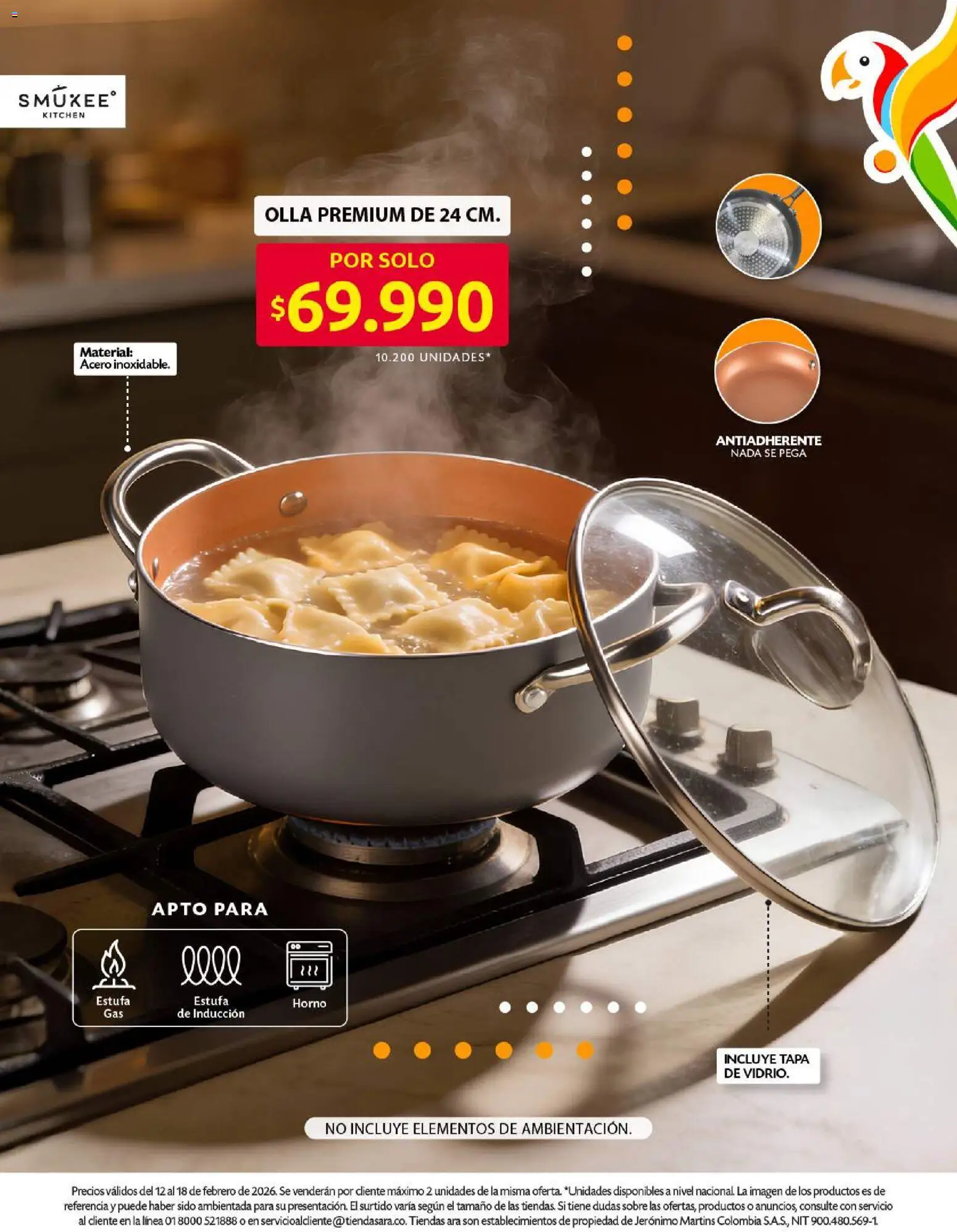 Ara revista - valida desde el 12.02.2026 | Página: 7 | Productos: Estufa, Horno, Sobre, Olla