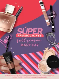 Vista previa de Mary Kay catálogo, nuevo folleto de la tienda, válido en México a partir del 25.09.2025
