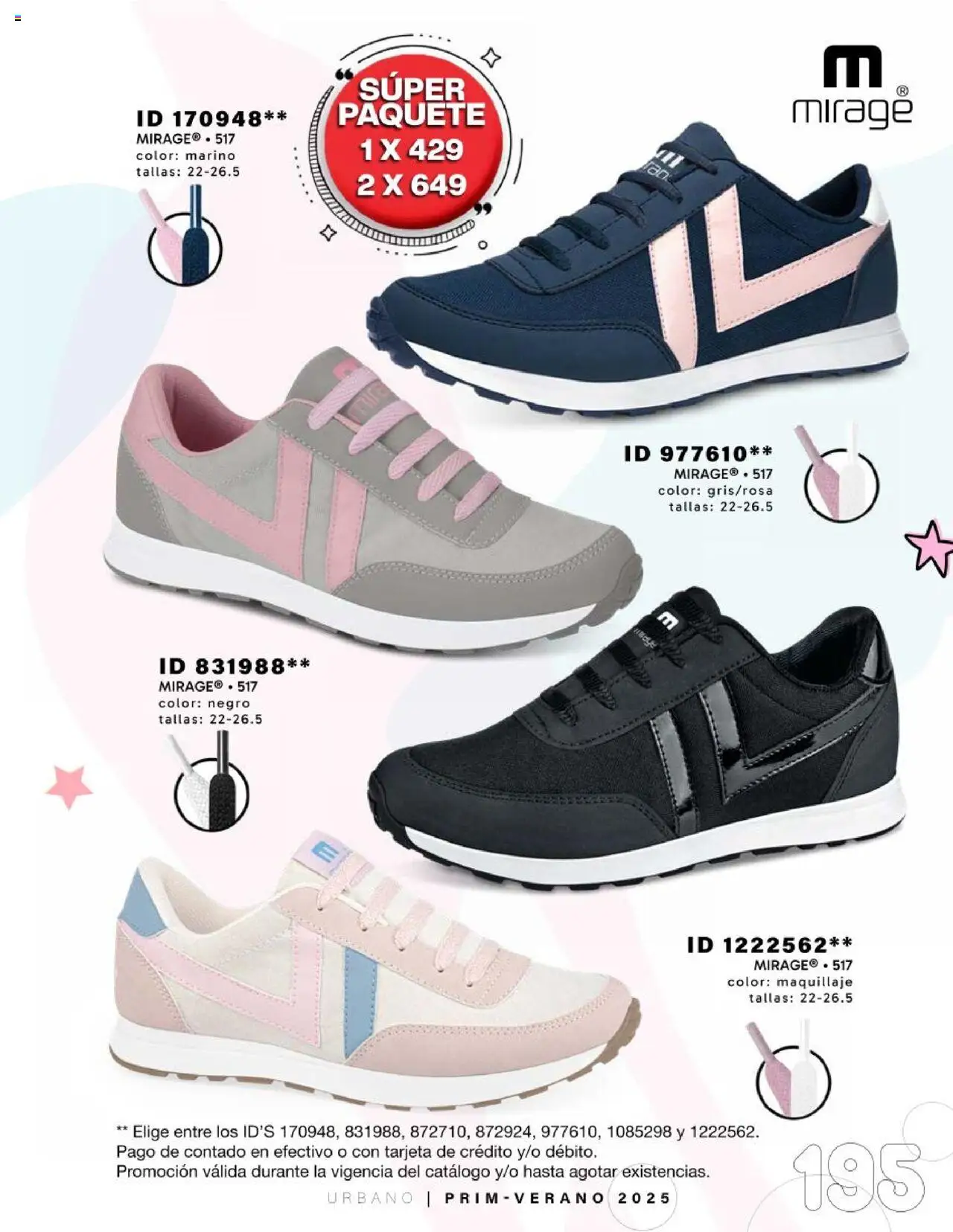 Nuevas ofertas de Price Shoes válidas en toda la República Mexicana desde el 24.01.2025. ¡Encuentra las mejores ofertas en Price Shoes catálogo Urbano! | Página: 195 | Productos: Maquillaje