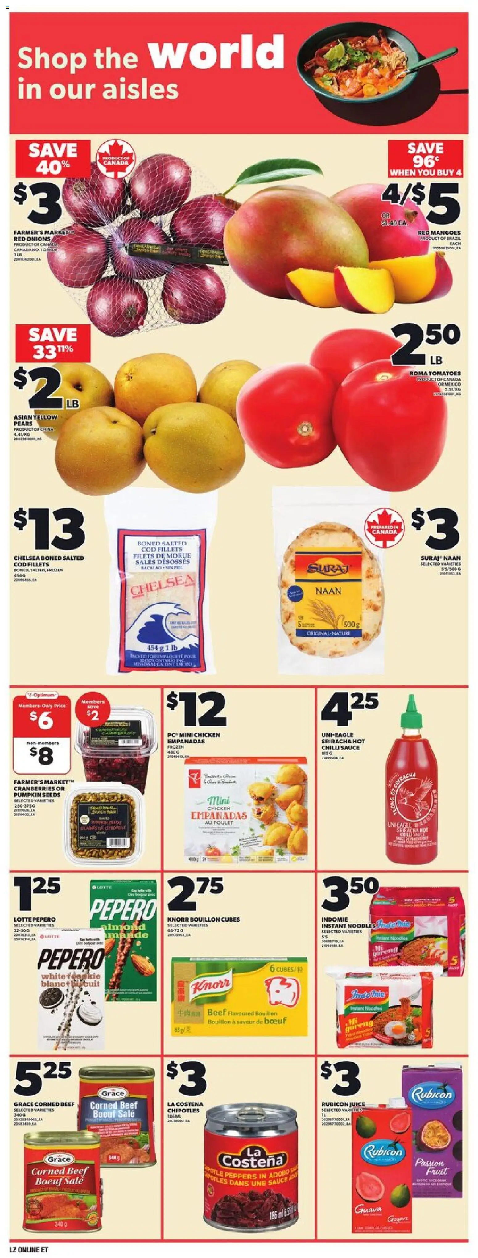 Loblaws flyer valid from 06.11.2025 | Page: 13 | Products: Beef, PC, Juice, Chicken