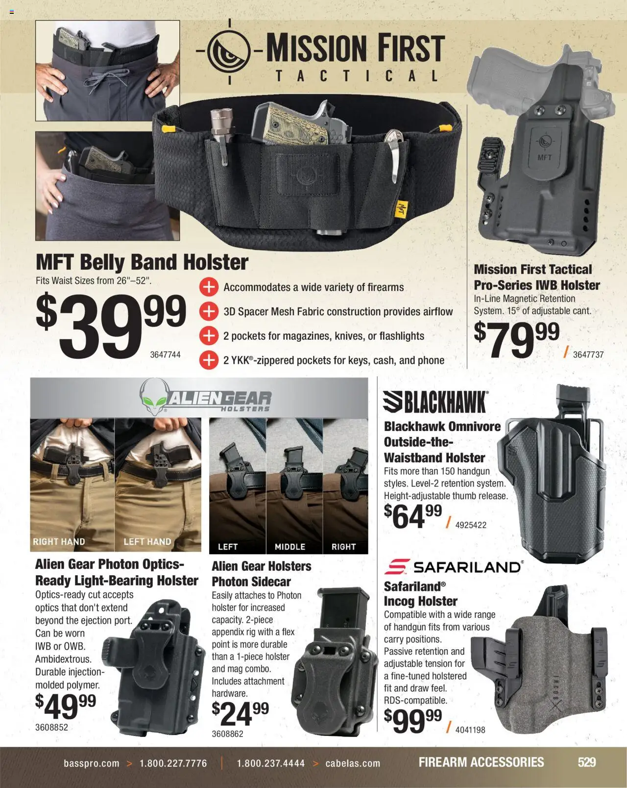 Cabela's Hunting Master 25 - valid from 11.08.2025 | Page: 529 | Products: Holster, Phone, Handgun, Rig