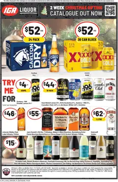 Preview of IGA Local Grocer VIC - valid from 17.12.2025 | Page: 2 | Products: Bourbon, Vodka, Whiskey, Rum