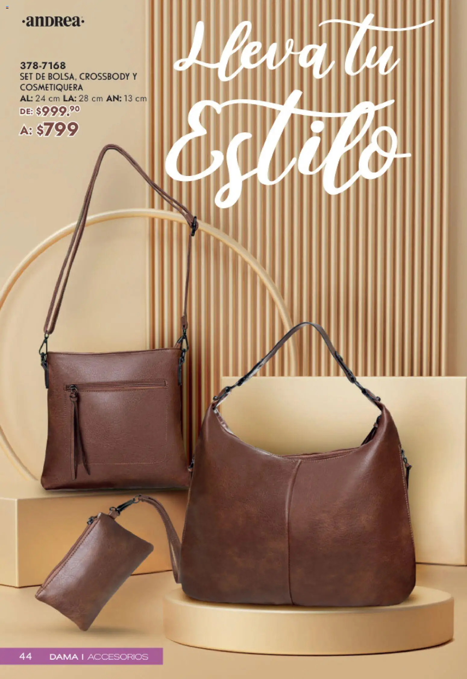 Nuevas ofertas de Andrea válidas en toda la República Mexicana desde el 19.04.2026. ¡Encuentra las mejores ofertas en Andrea catálogo Mamá y Peques! | Página: 44