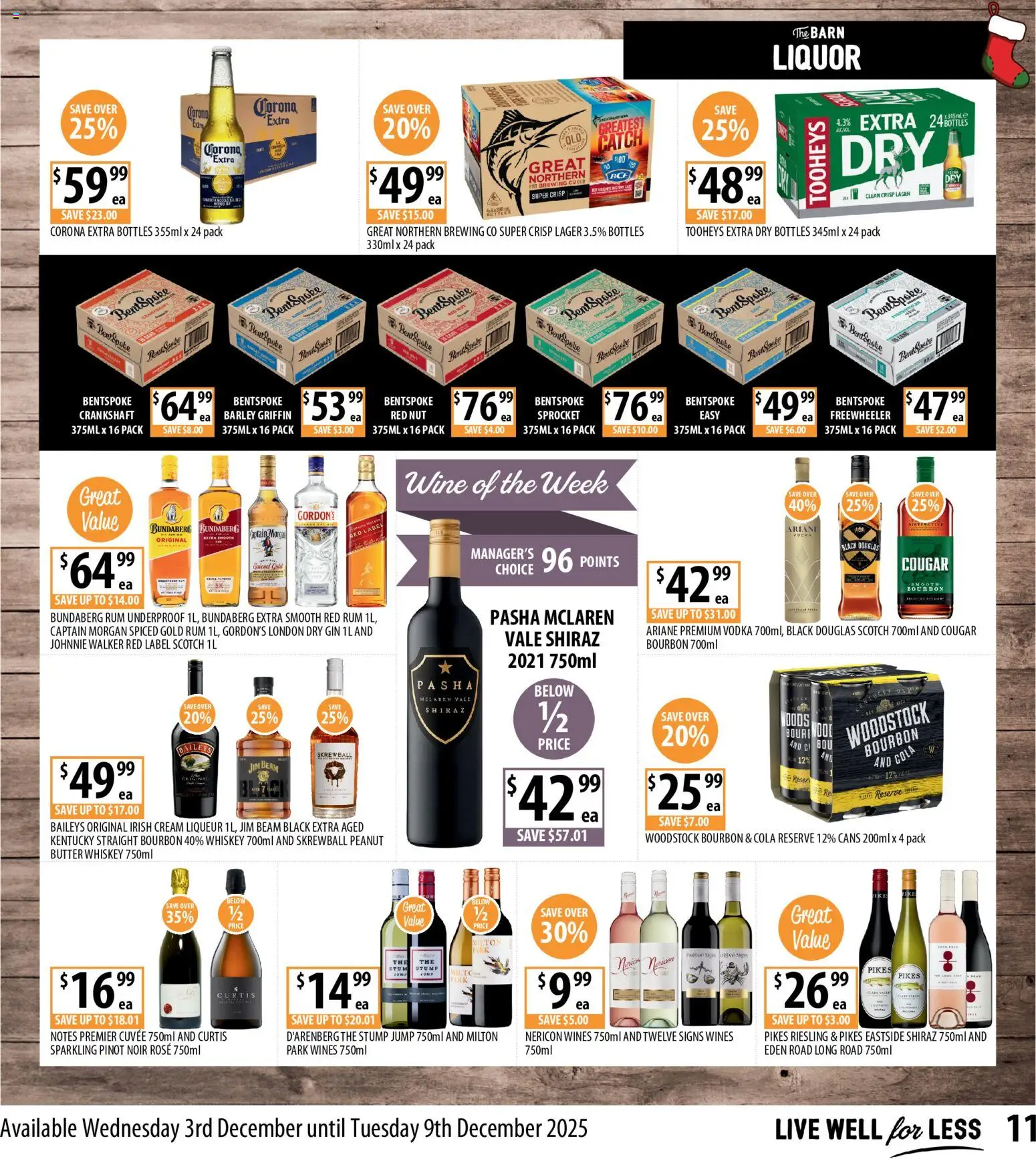 Supabarn catalogue - valid from 03.12.2025 | Page: 11 | Products: Butter, Cream, Whiskey, Scotch