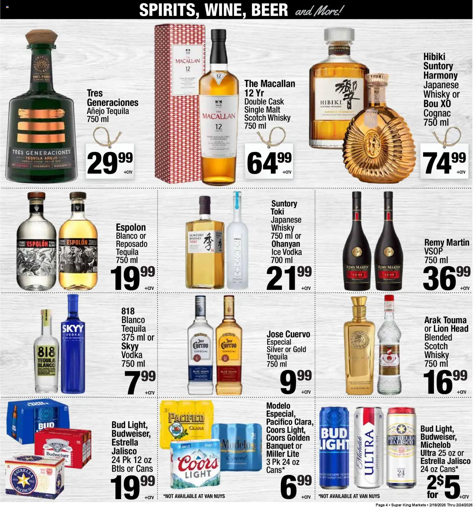Super King - Weekly Ad - valid from 18.02.2026 | Page: 7 | Products: Beer, Vodka