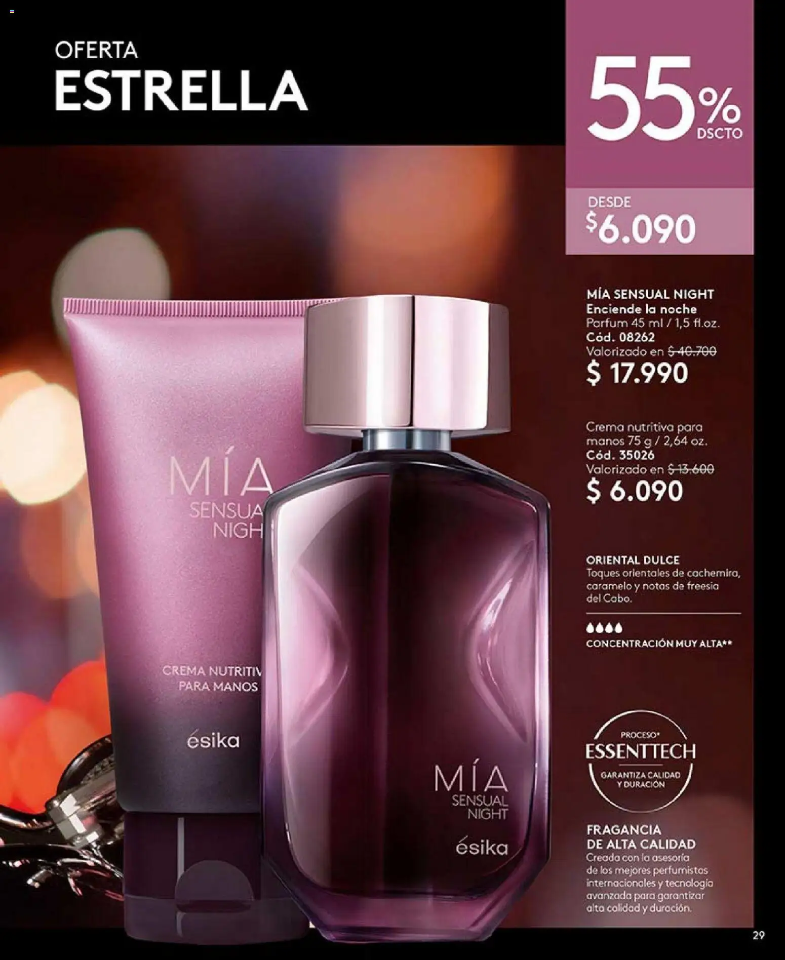 Catálogo Ésika Campaña 1 │ válido desde el 01.01.2026 | Página: 29 | Productos: Fragancia, Crema