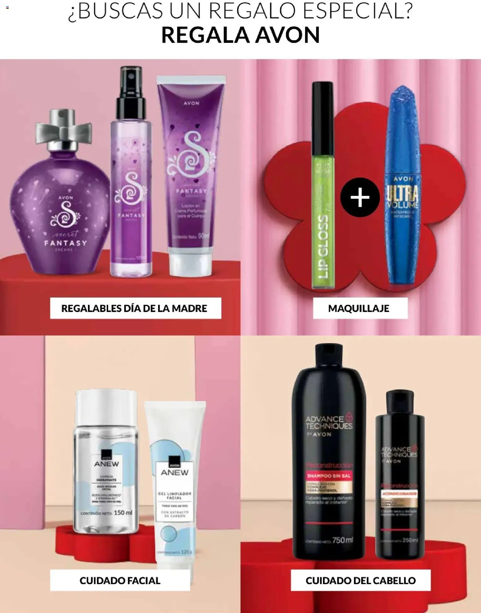 Catálogo Avon válido desde 21.04.2026 | Página: 5 | Productos: Shampoo, Maquillaje
